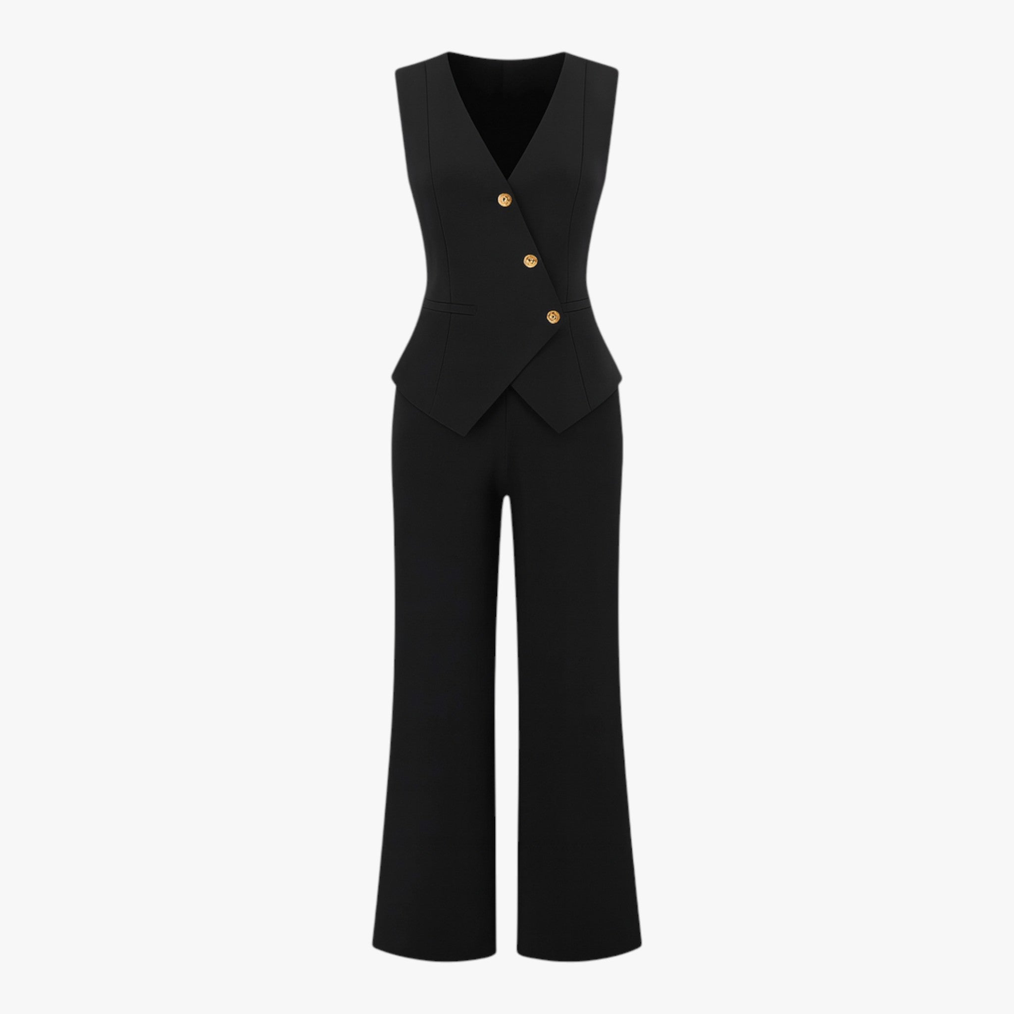 Anika – Abito Elegante Senza Maniche Donna - - abito alla moda abito da lavoro abito da sera abito elegante abito estivo abito sofisticato moda femminile negozio di abbigliamento vestito per eventi vestito senza maniche - Concept Palermo