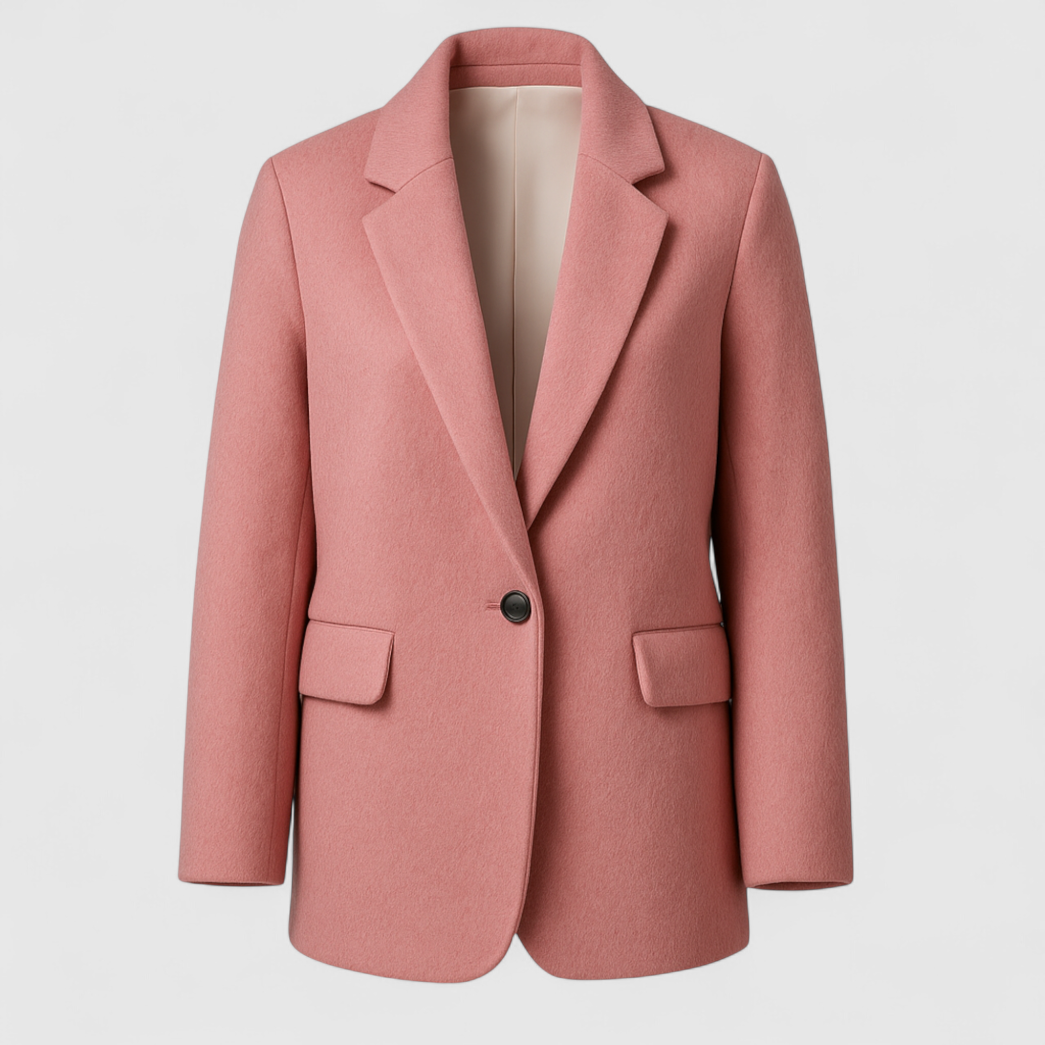 Idalia | Giacca Elegante - Rosa - abbigliamento autunnale giacca casual giacca con bottoni giacca con rever giacca elegante giacca in tweed unisex giacca invernale giacca lavabile giacca morbida giacca versatile - Concept Palermo