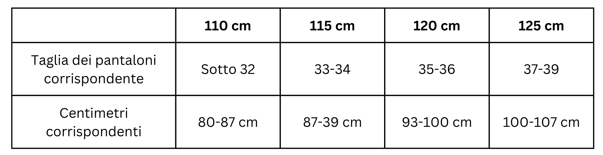 Size Guide