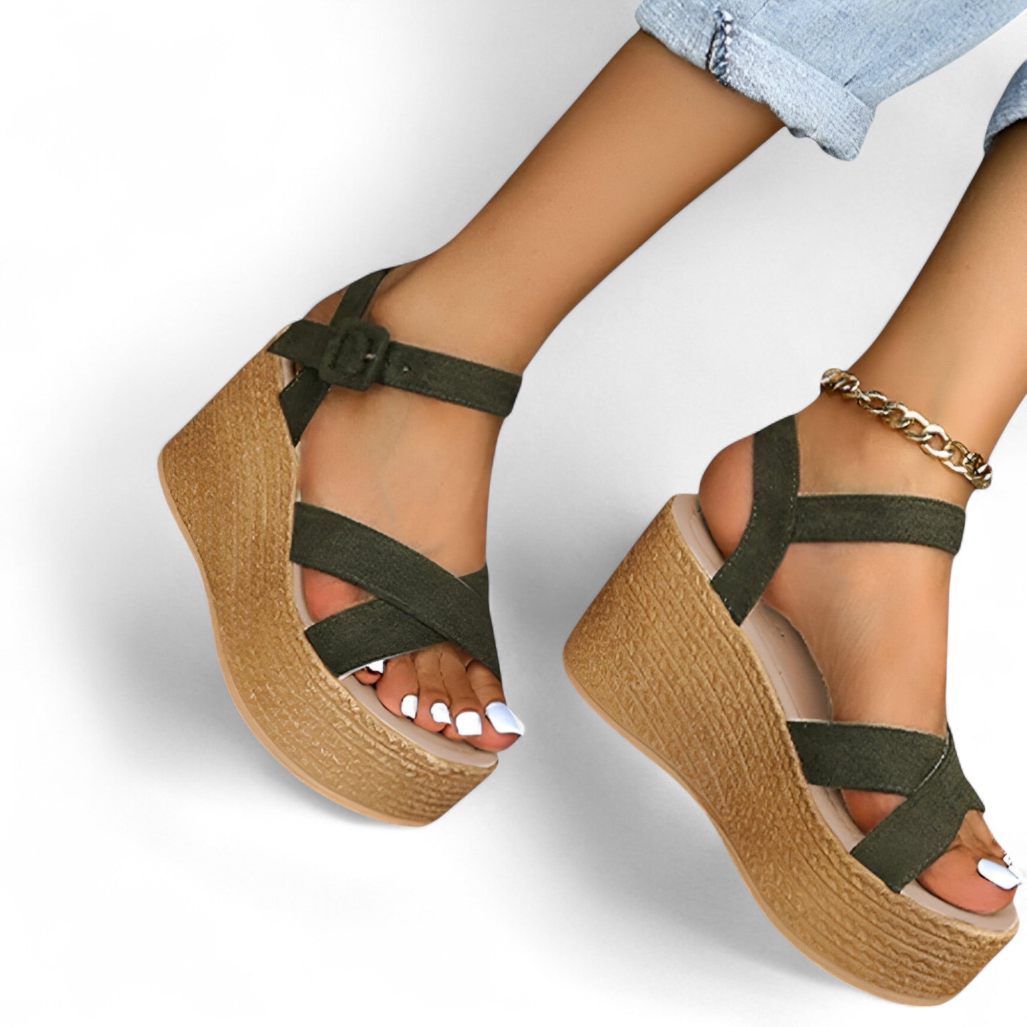 Iris | Sandali con zeppa – Eleganti e comodi
