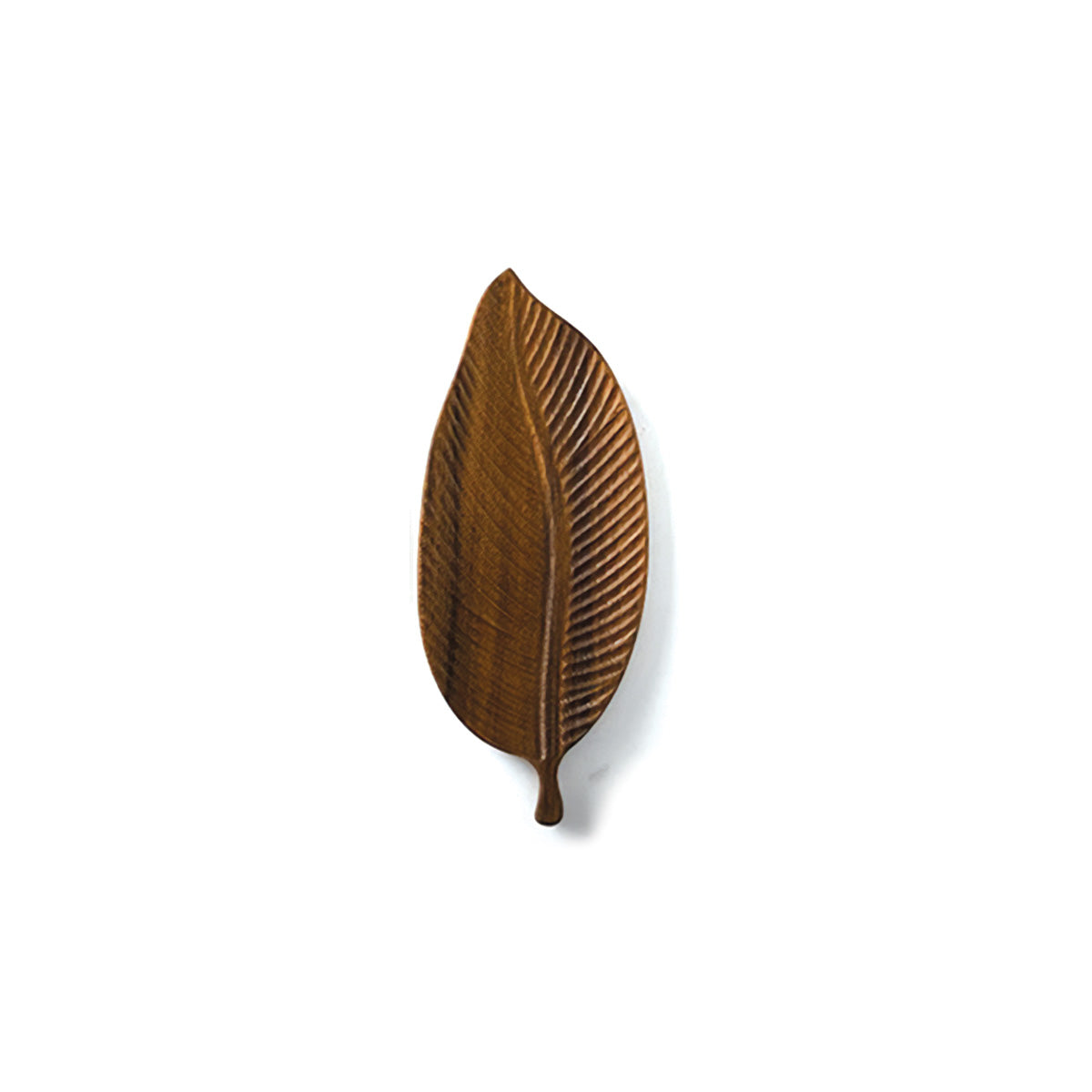 Elegante vassoio da portata in noce scuro con design di foglie dettagliato – Trasforma il tuo intrattenimento in qualcosa di speciale! - Piccolo - Decor Kitchen Tableware - Concept Palermo