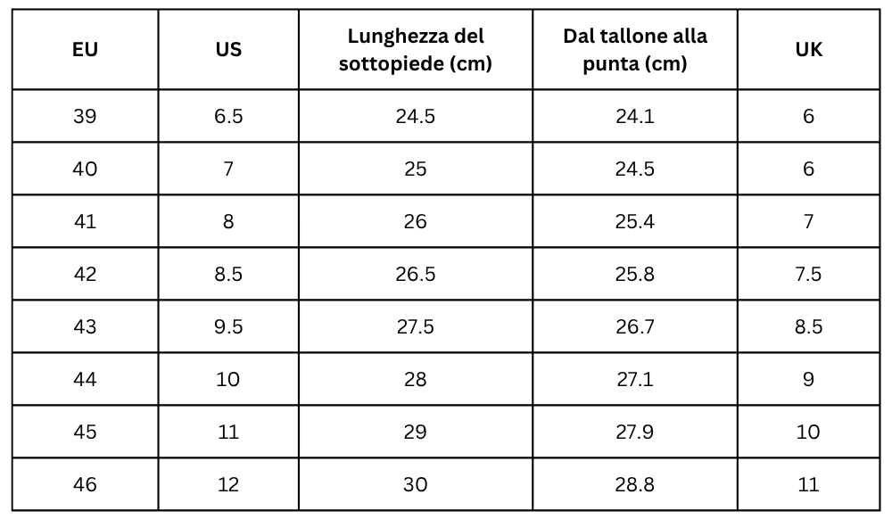 Size Guide