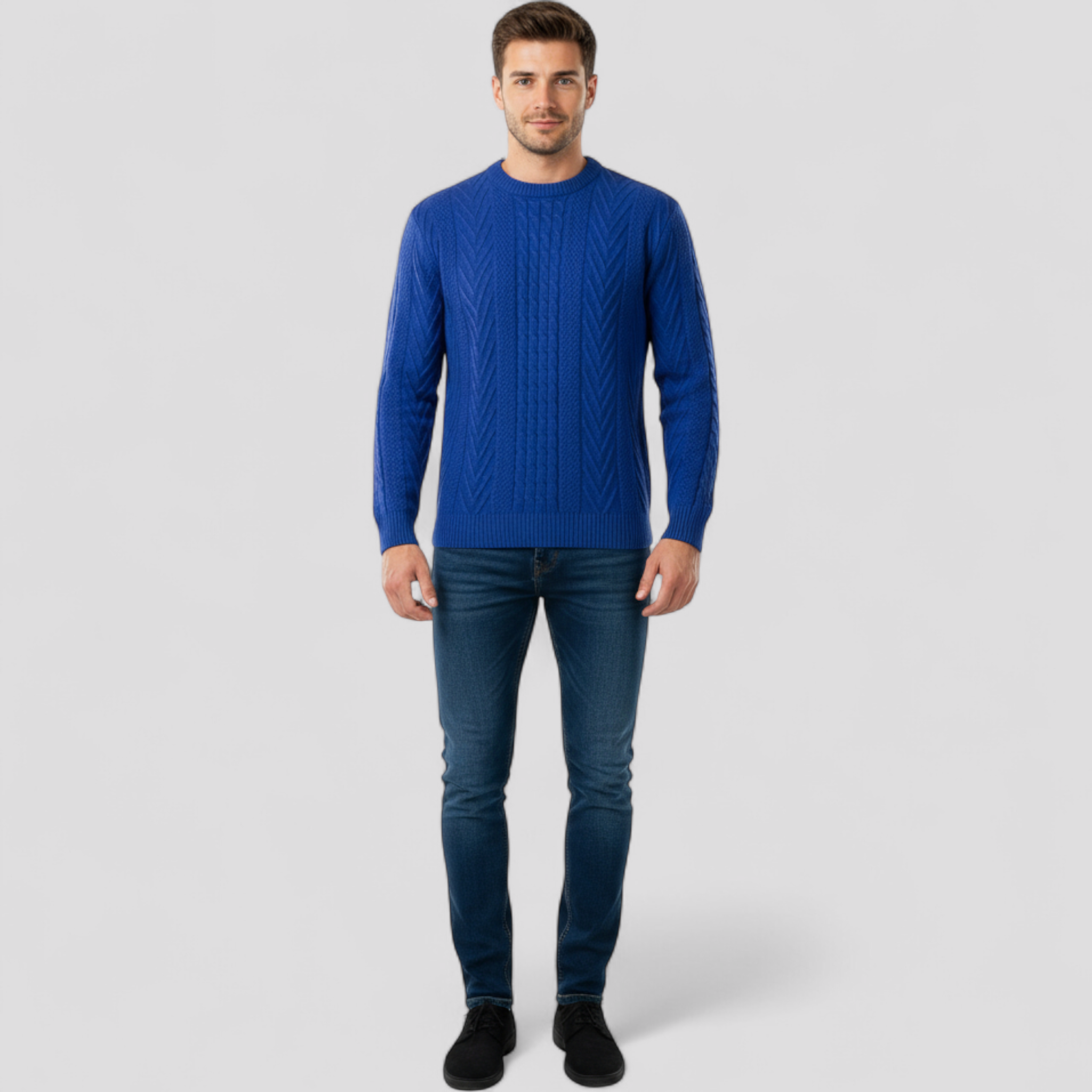 Zander | Maglione da uomo slim fit, luminoso e caldo per l'autunno/inverno - - Sweater sweater men sweaters - Concept Palermo