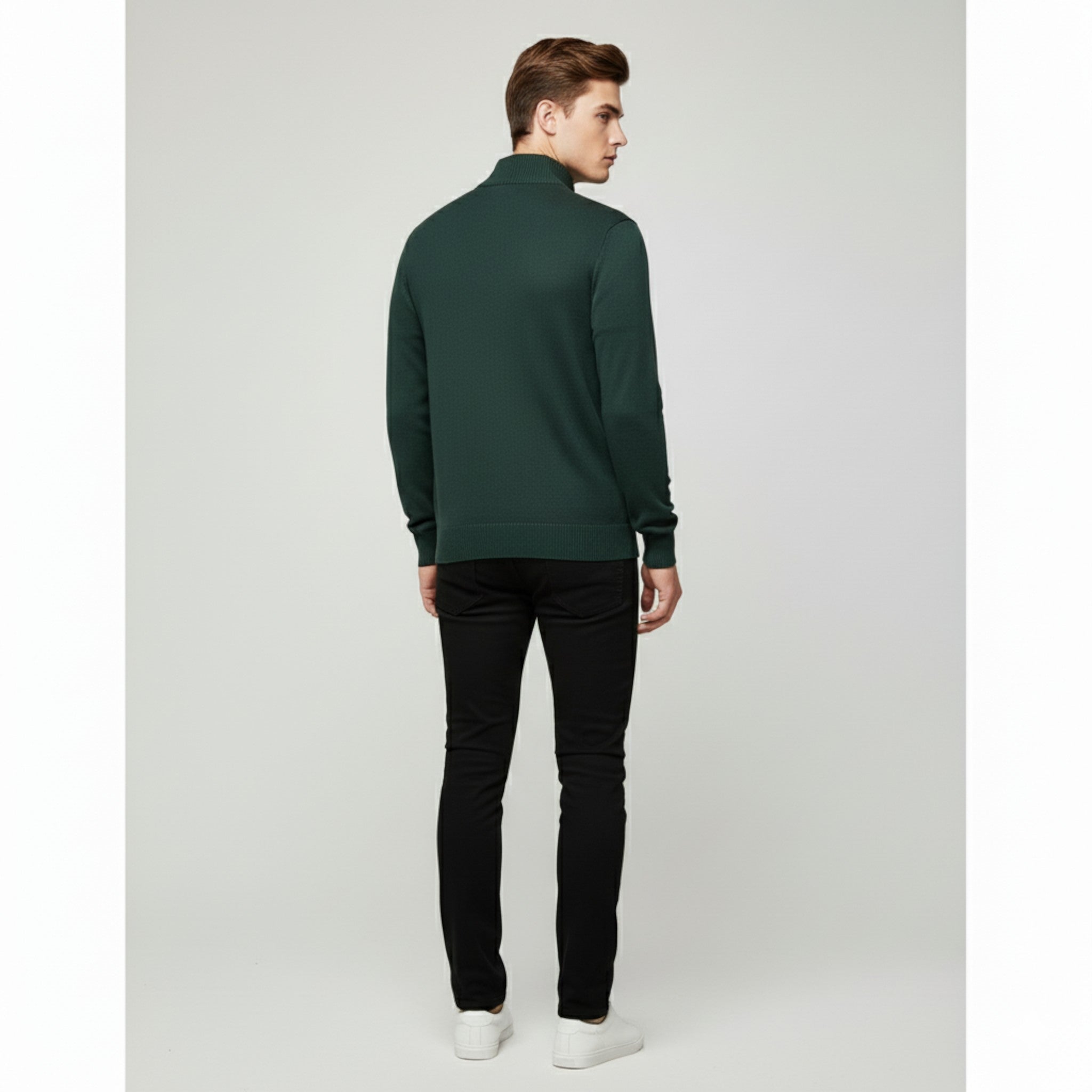 Gelo | Maglione da Uomo con Mezza Zip - - Clothes clothes men Clothing Sweater sweater men sweaters - Concept Palermo