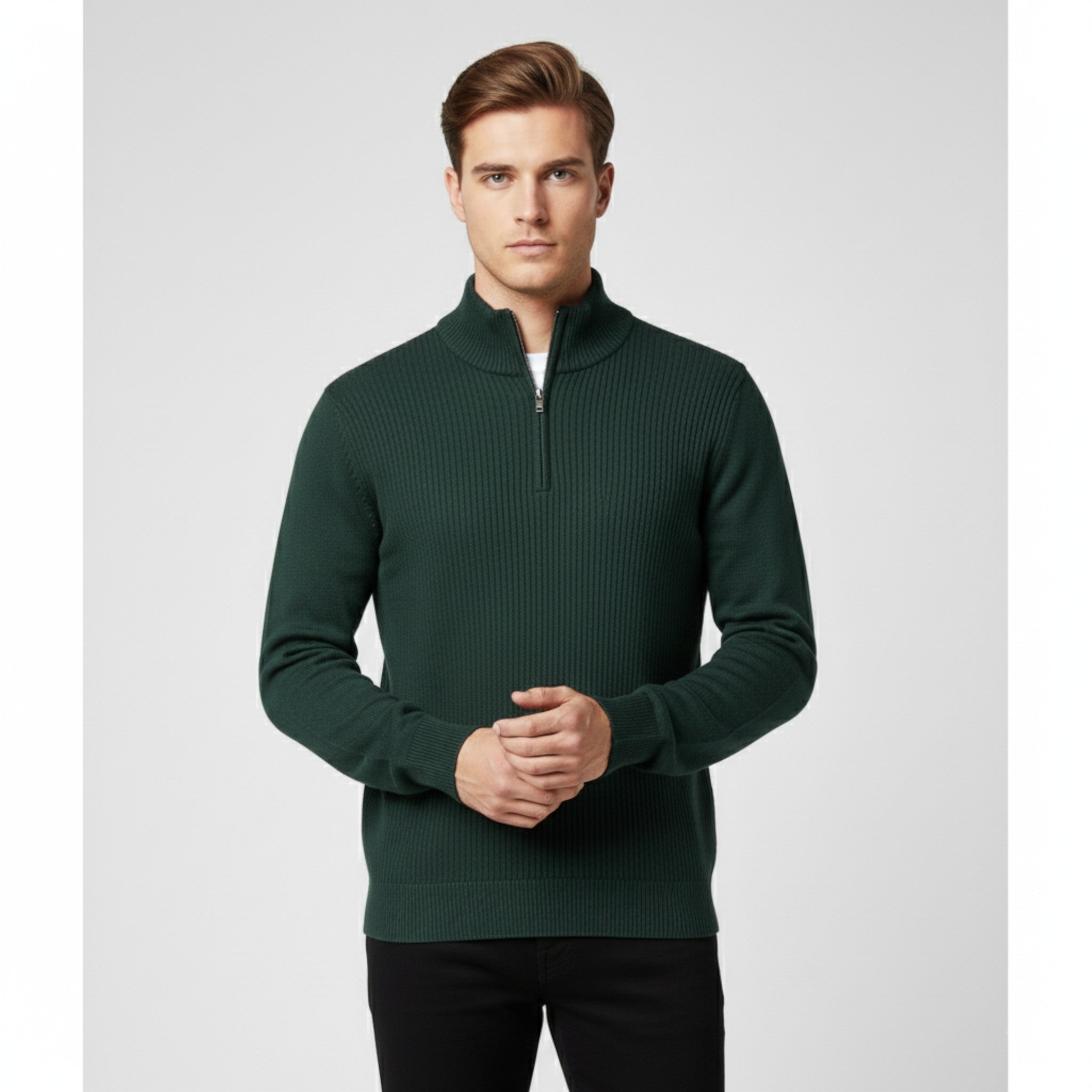 Gelo | Maglione da Uomo con Mezza Zip - - Clothes clothes men Clothing Sweater sweater men sweaters - Concept Palermo
