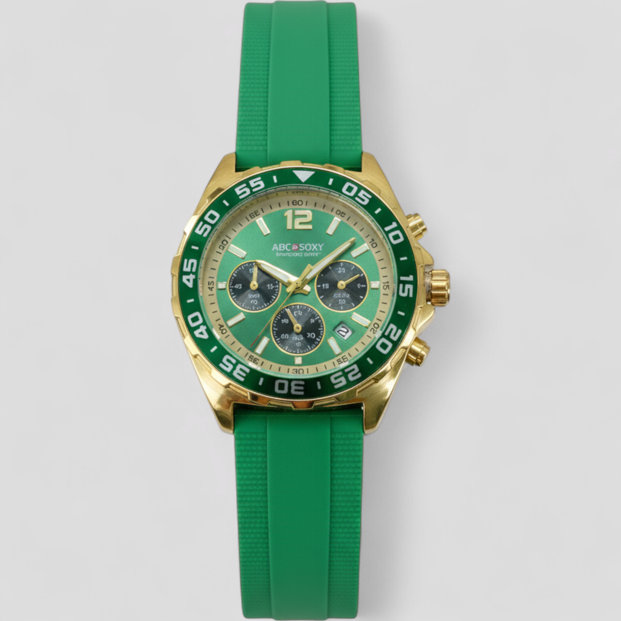 Swichwatch | Dynamisk Meester - Argento - Verde - Men's Watch watch - Concept Palermo