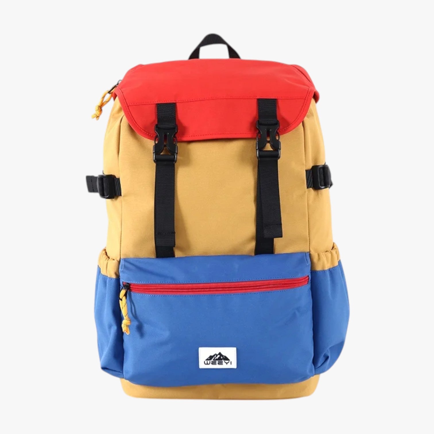 Gael | Zaino elegante e spazioso - con fodera resistente - 48cm h x 28cm w x 21cm Rosso cachi blu - Backpacks Bags mens bag - Concept Palermo