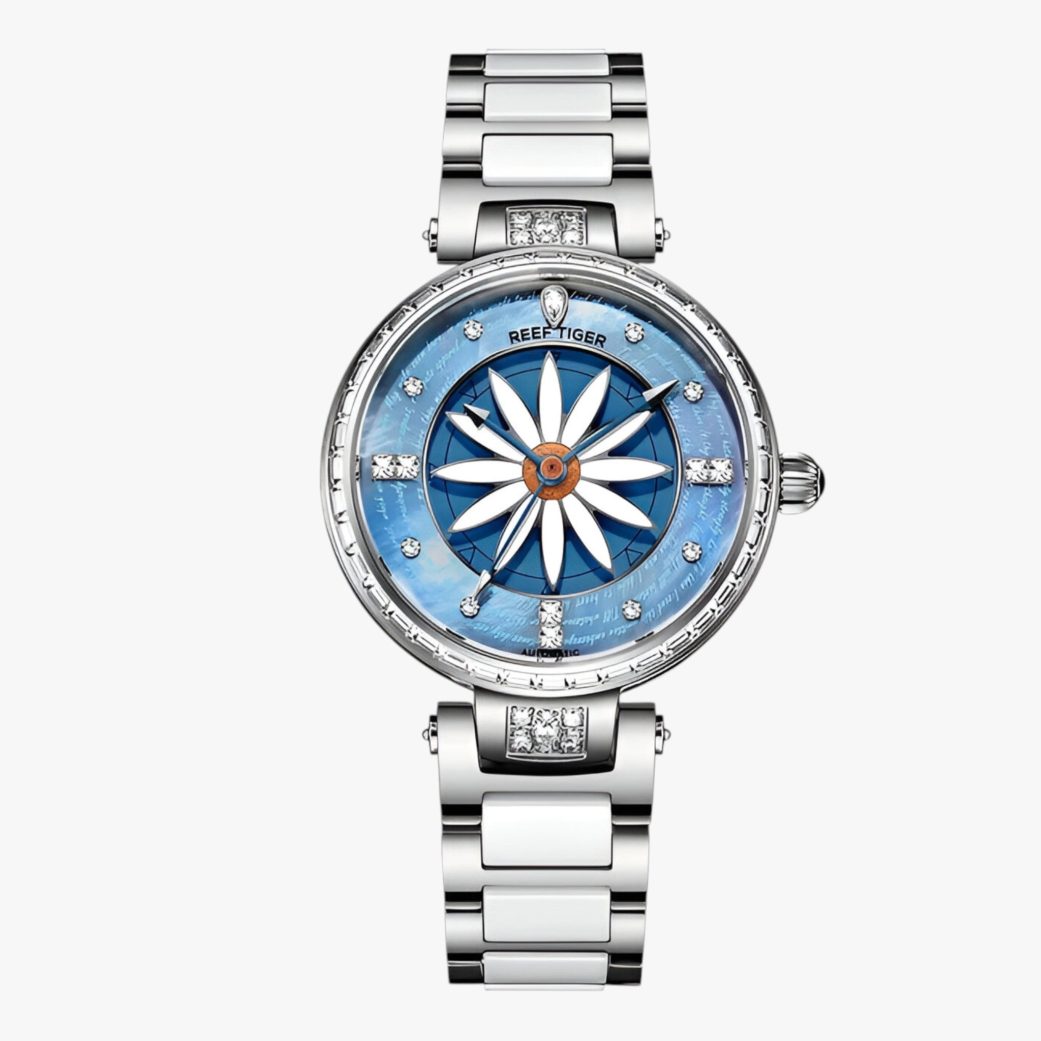 Valentina | Orologio da donna placcato oro e impermeabile - Argento Blu - female watch watch for women - Concept Palermo