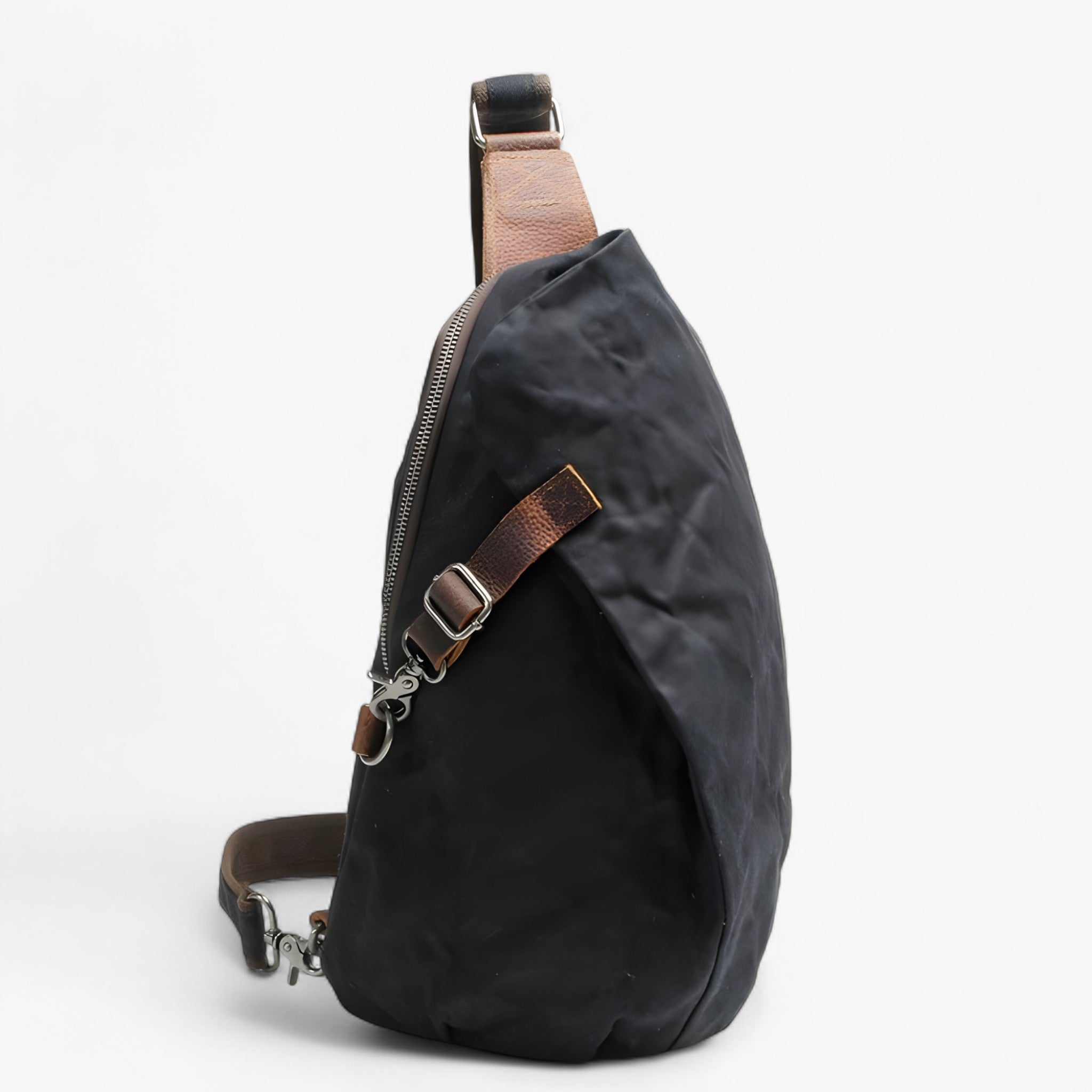 Liam | Borsa a tracolla in tela per l'uso quotidiano - Nero - Bags Crossbody Bags men's bag Shoulder & Crossbody Bags - Concept Palermo