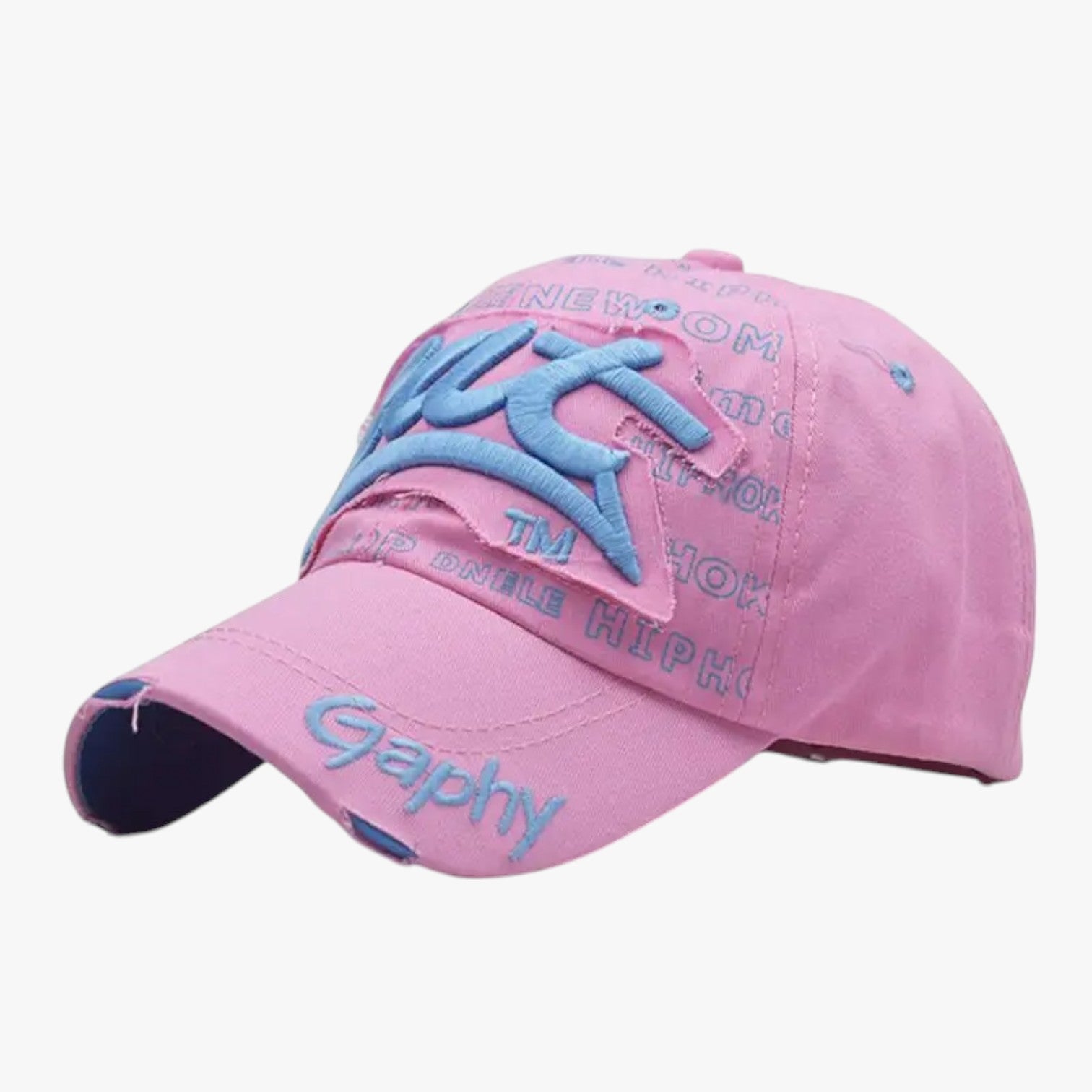 Harlan | Berretto snapback in cotone per uomo - Stile cool con ricamo di squali - Roze XXL >8J - Baseball caps caps mens accessory - Concept Palermo
