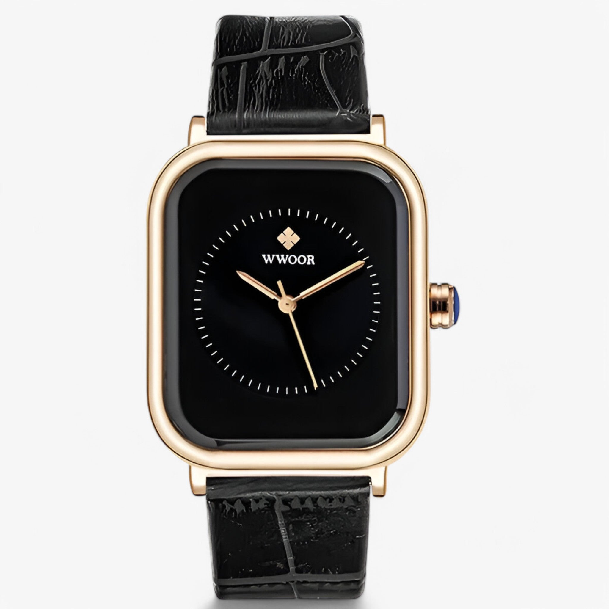 Elena | Orologio di lusso con bracciale in pelle - nera - female watch watch for women - Concept Palermo
