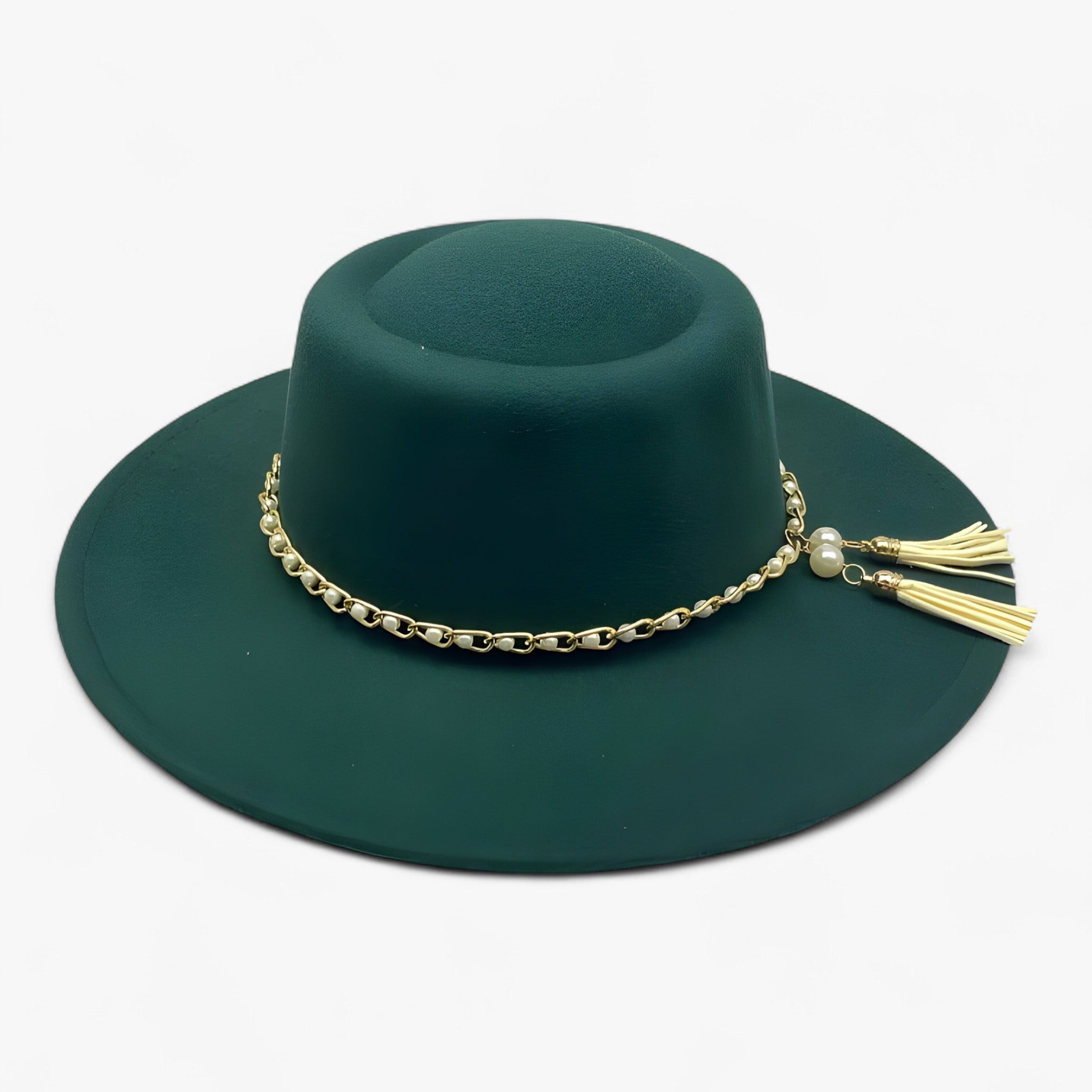 Jannela | Cappello Fedora in Lana con Perle - 11 - - Concept Palermo