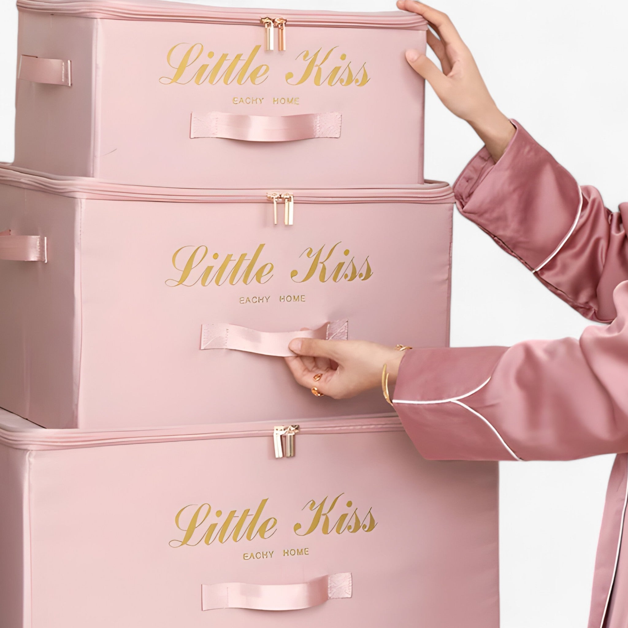 Contenitore per lo stoccaggio | Organizer ad alta capacità - cesta in tessuto per abiti e coperte - - Clothing Organizer Storage Boxes & Bins - Concept Palermo