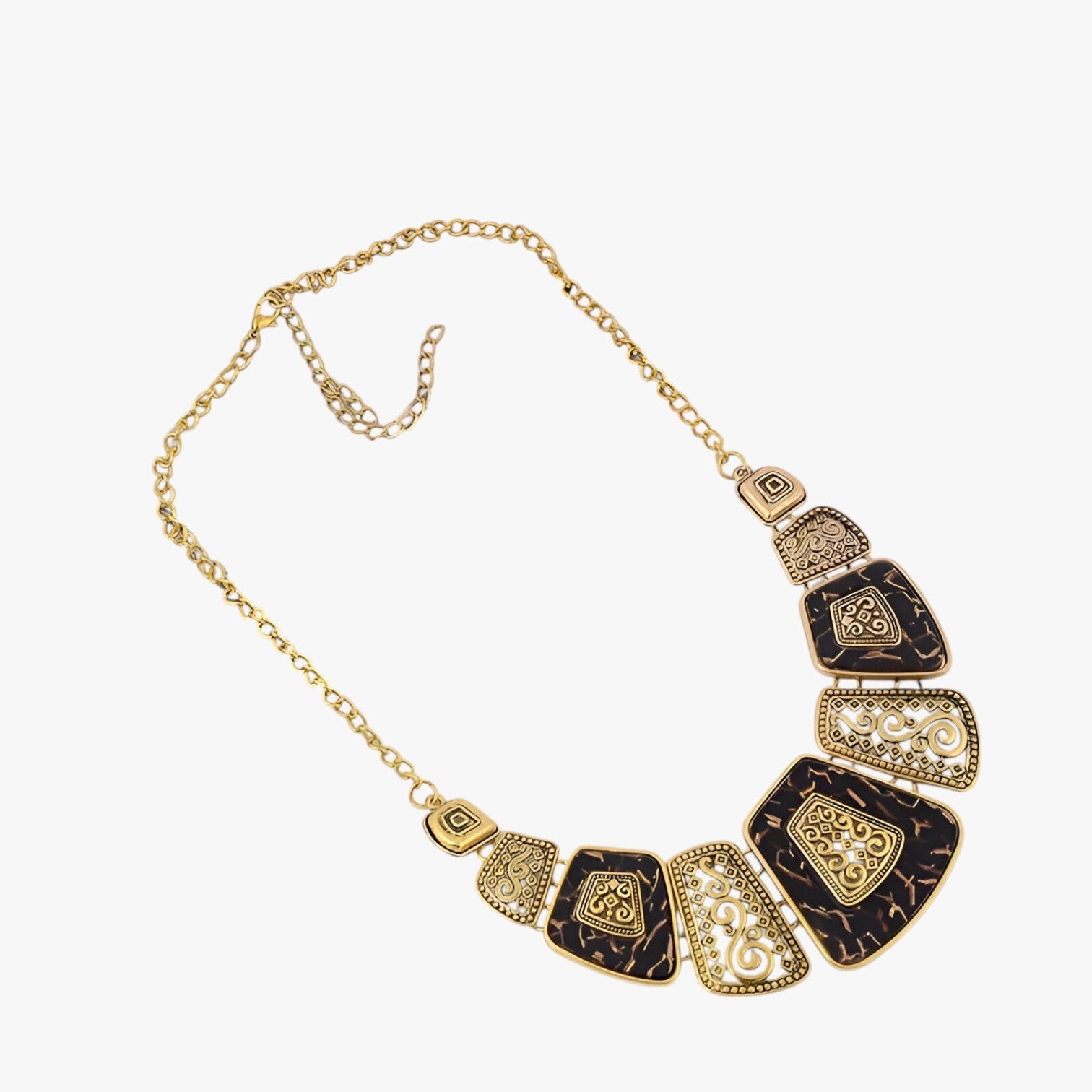 Sherry | Collana choker dorata – stile audace, fascino senza tempo - Oro nero - elegant womens necklaces Fashion Necklaces Necklace Necklaces for Women - Concept Palermo