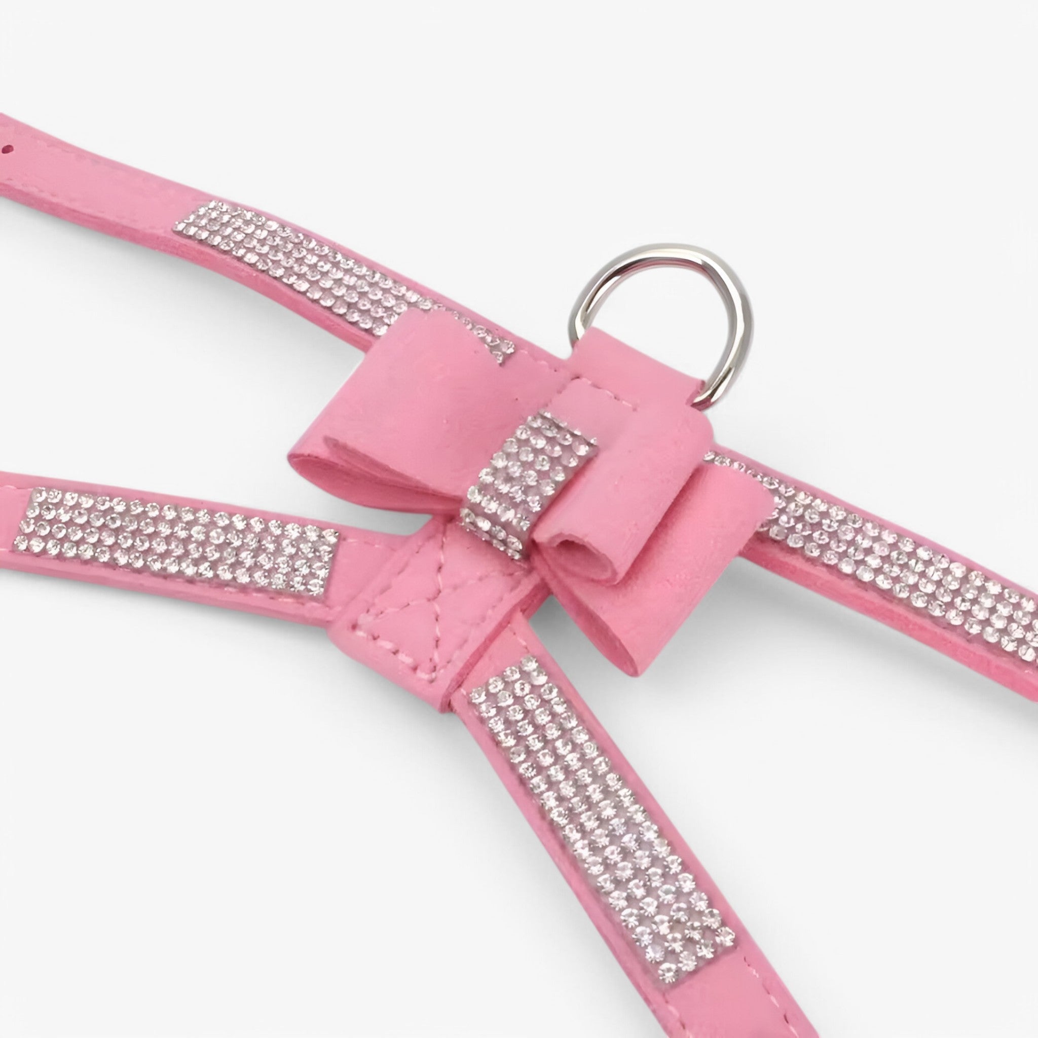 Bella | Pettorina in velluto con fiocco e strass - - - Concept Palermo