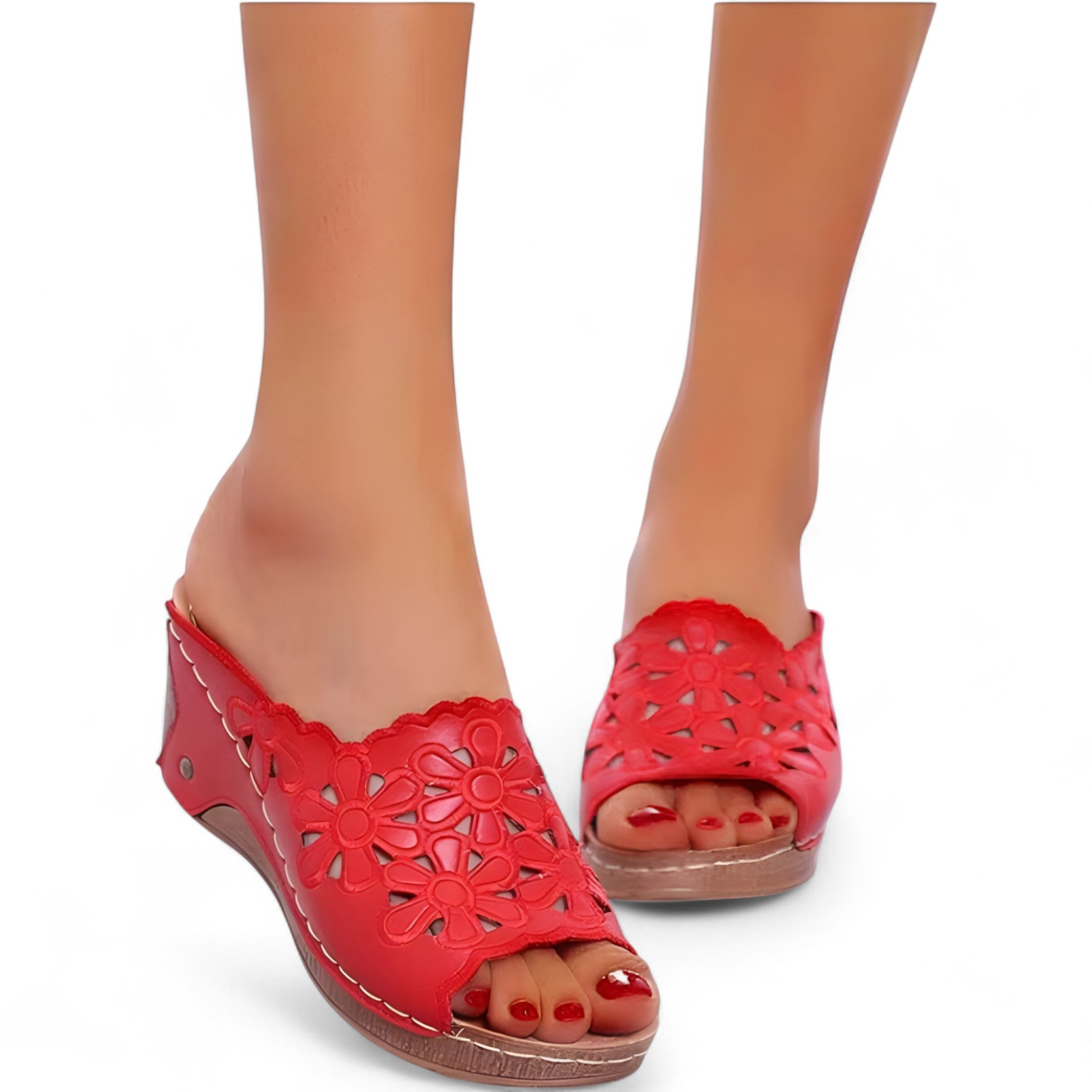 Demia | Scarpe con tornanti floreali – Eleganti e confortevoli