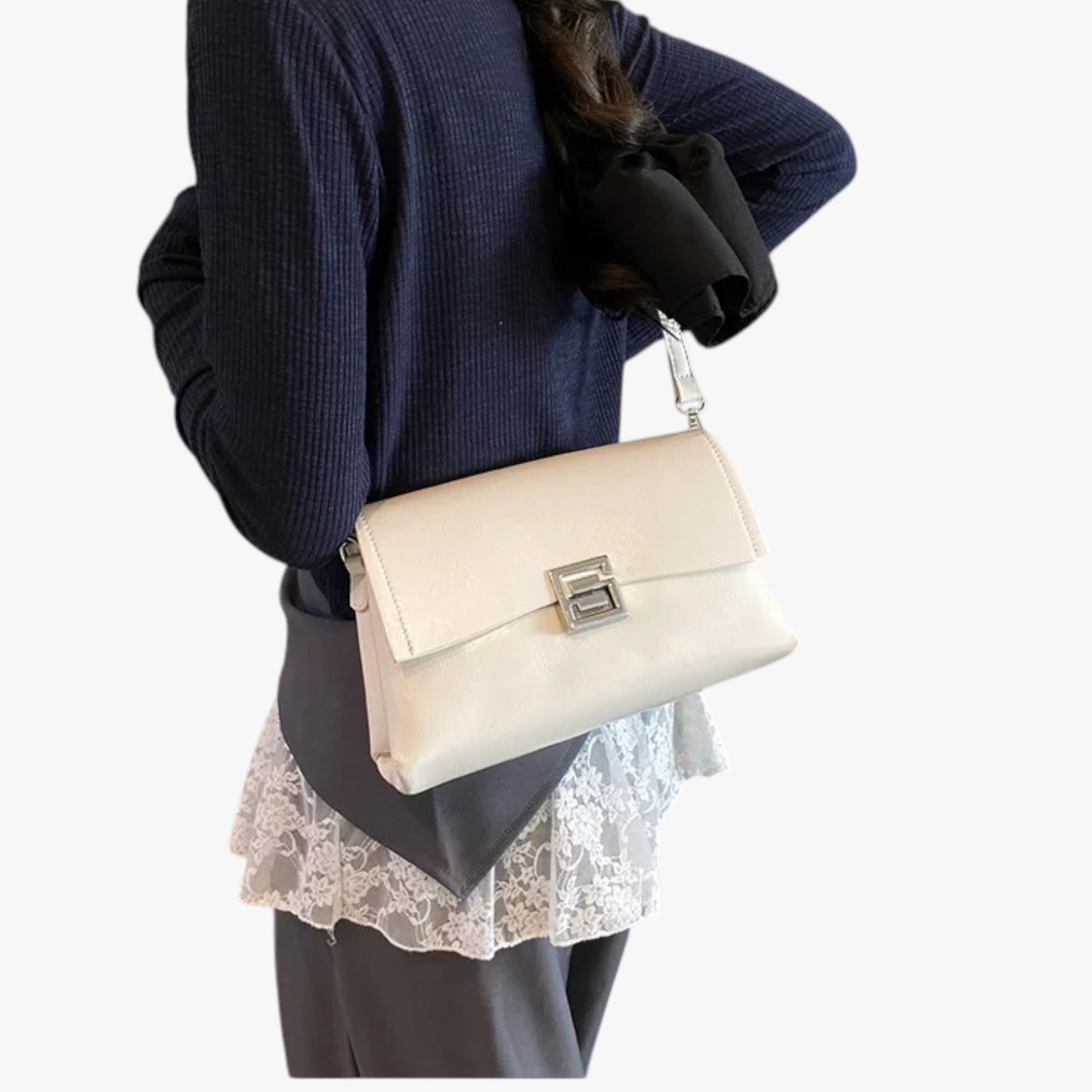 Amelia | Elegante borsa a conchiglia - con una finitura lussuosa per un tocco raffinato - - Bags women bags Women's handbags - Concept Palermo