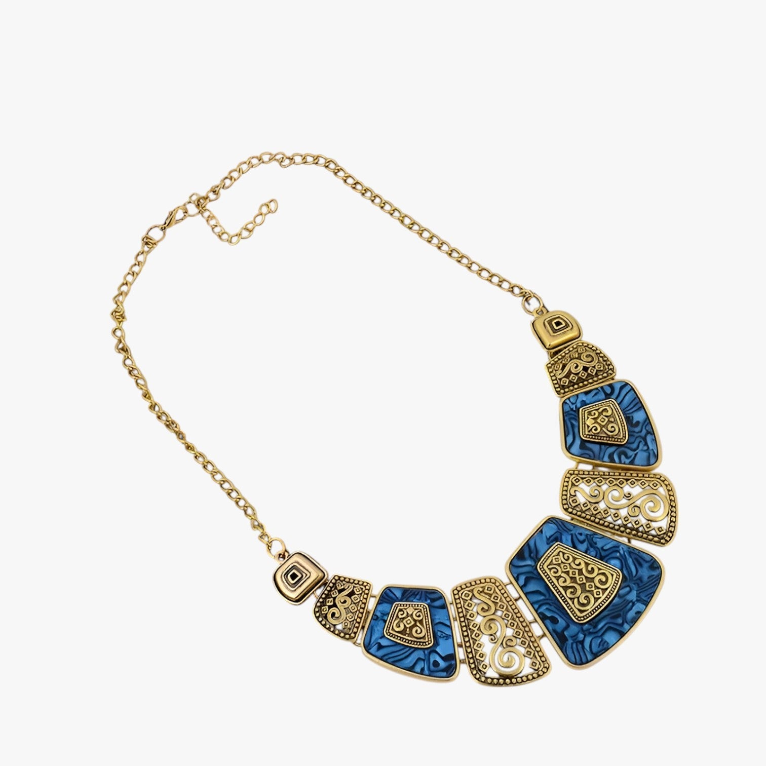 Sherry | Collana choker dorata – stile audace, fascino senza tempo - Oro blu - elegant womens necklaces Fashion Necklaces Necklace Necklaces for Women - Concept Palermo