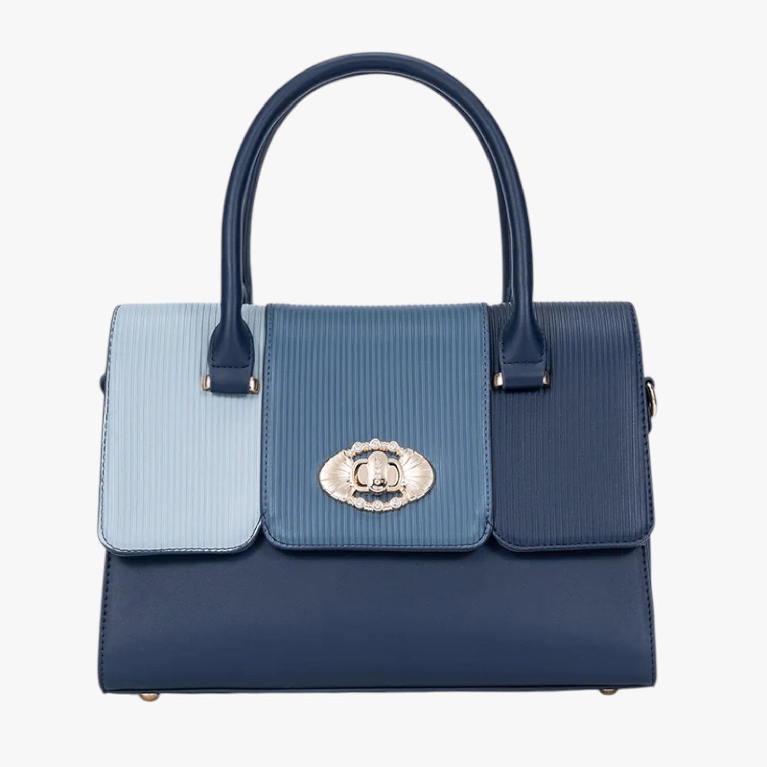 Karina | Borsa in pelle PU resistente e dallo stile raffinato - Blu - Bags women bags Women's handbags - Concept Palermo