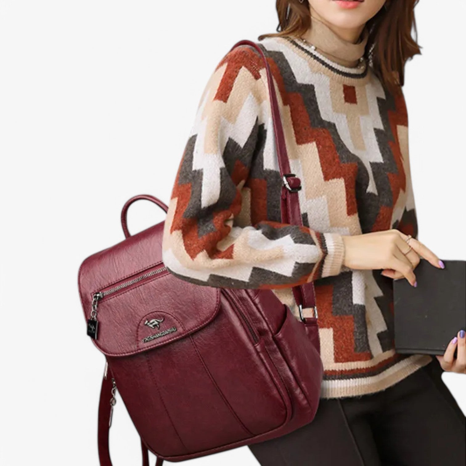 Laura | Zaino vintage in pelle – morbido, elegante e perfetto per viaggiare - - Backpacks Bags women bags - Concept Palermo