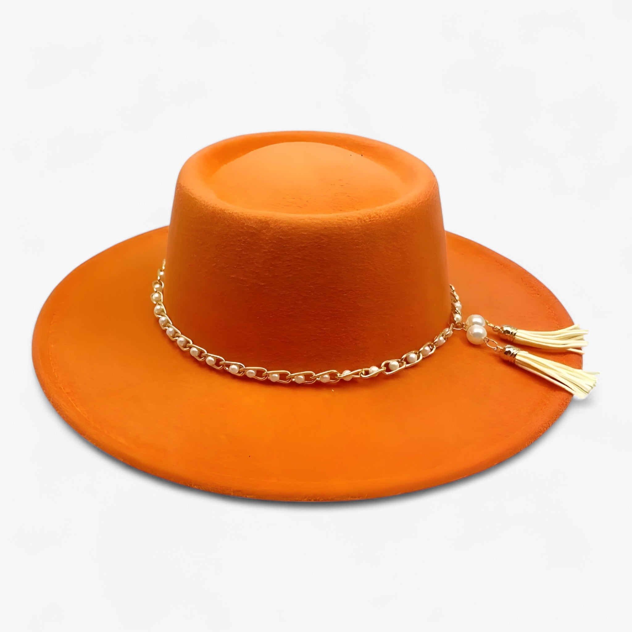 Jannela | Cappello Fedora in Lana con Perle - 14 - - Concept Palermo