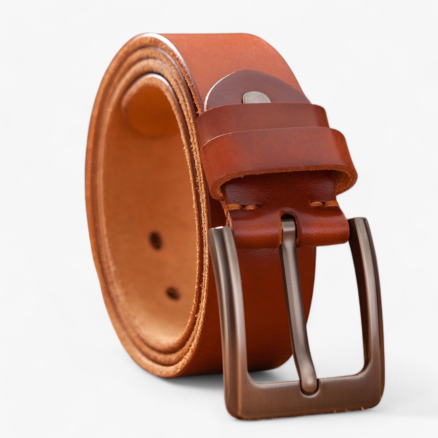 Owen | Cintura da uomo di lusso in vera pelle – sostenibile, elegante e comoda - - belts mens accessory Mens belt - Concept Palermo