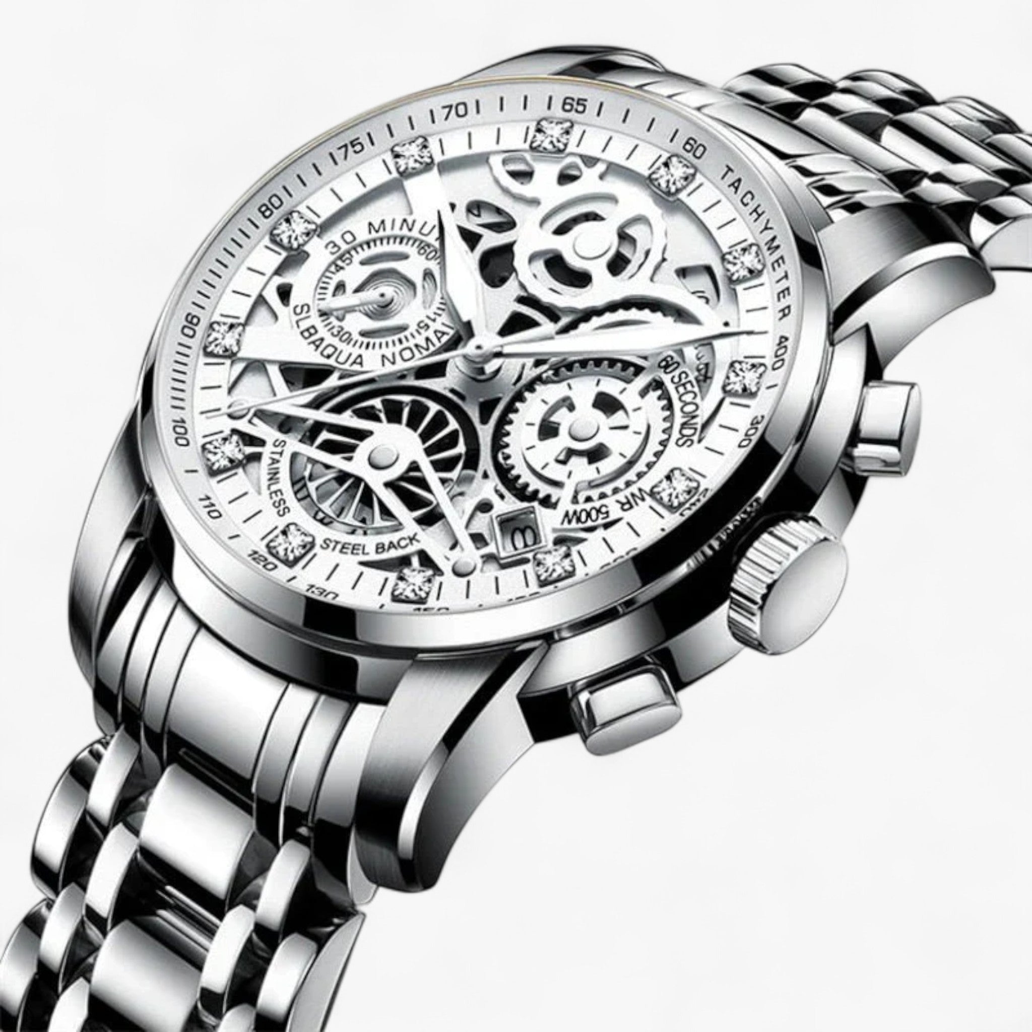 Orologio Skeleton | Orologio da uomo - Argento - Watches - Concept Palermo