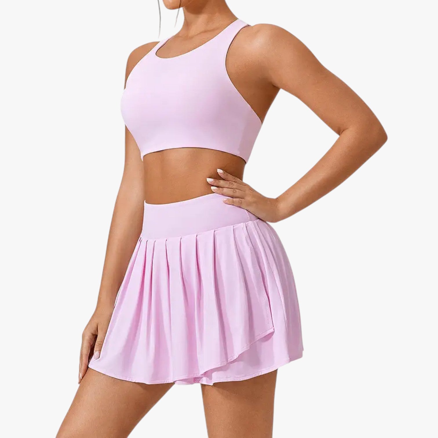 Lorraine | Gonna da tennis da donna - Leggera e ad asciugatura rapida - rosa - clothes women set clothes women sportswear women's clothes - Concept Palermo