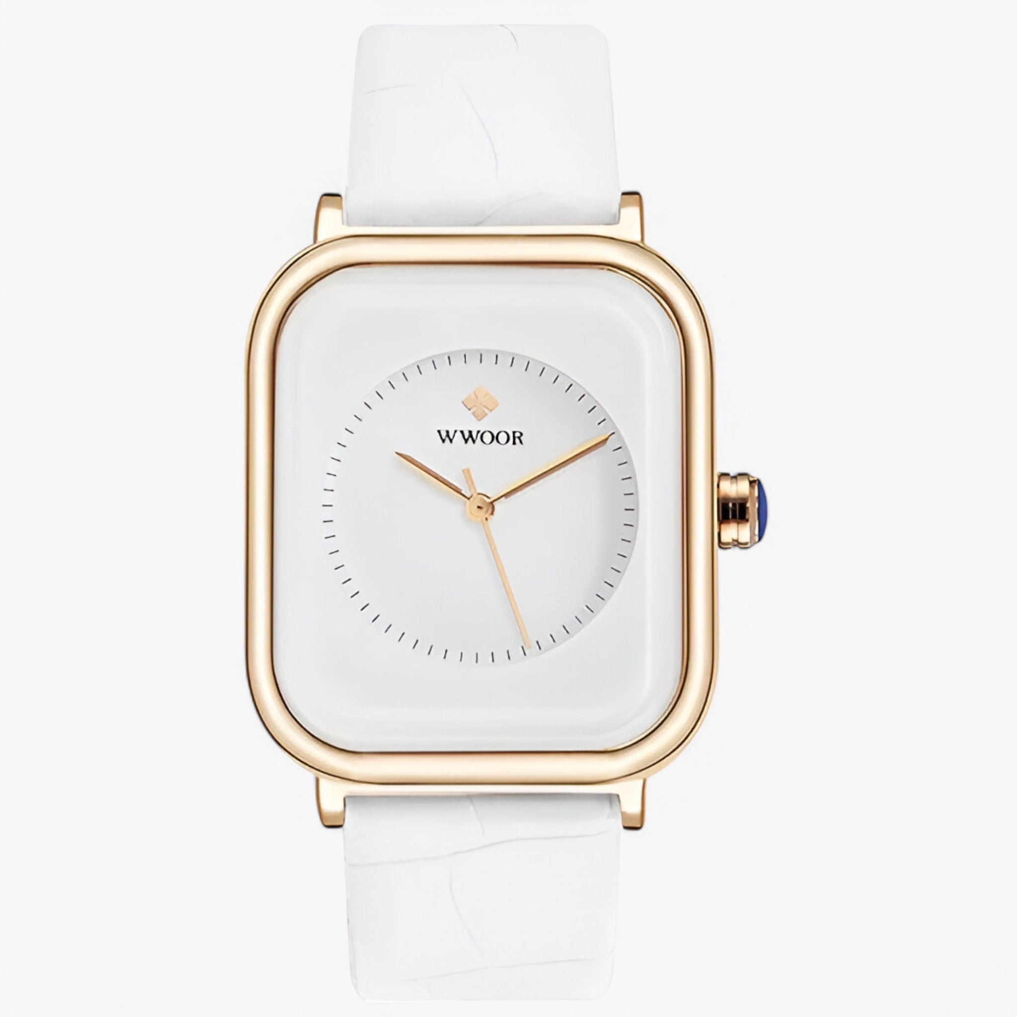 Elena | Orologio di lusso con bracciale in pelle - bianca - female watch watch for women - Concept Palermo