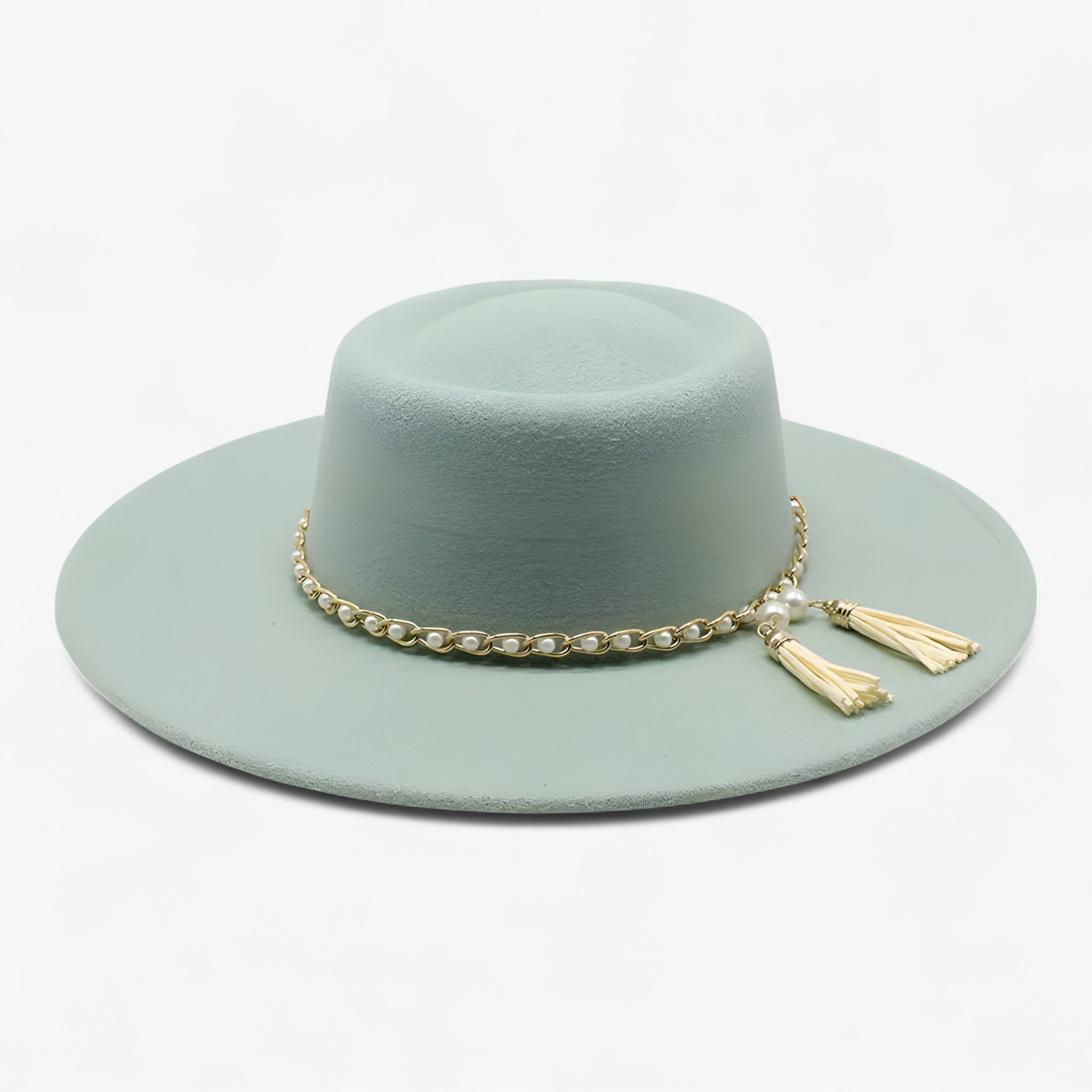 Jannela | Cappello Fedora in Lana con Perle - 02 - - Concept Palermo