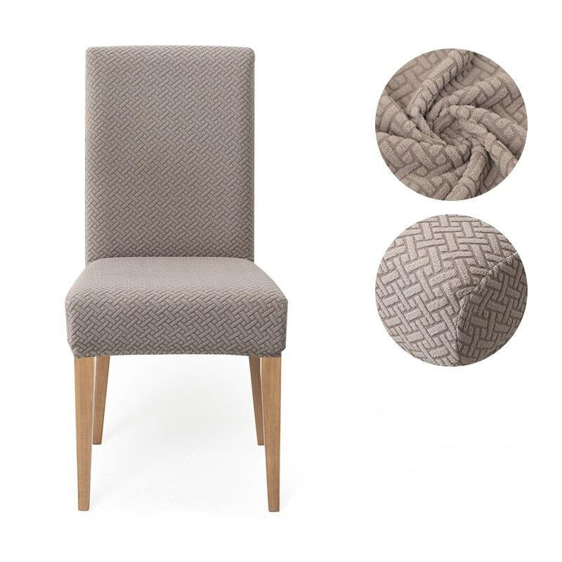 Copertura per Sedia Belleza | Confezione da 2 - Khaki | 2 pezzi - seat cover slipcovers - Concept Palermo