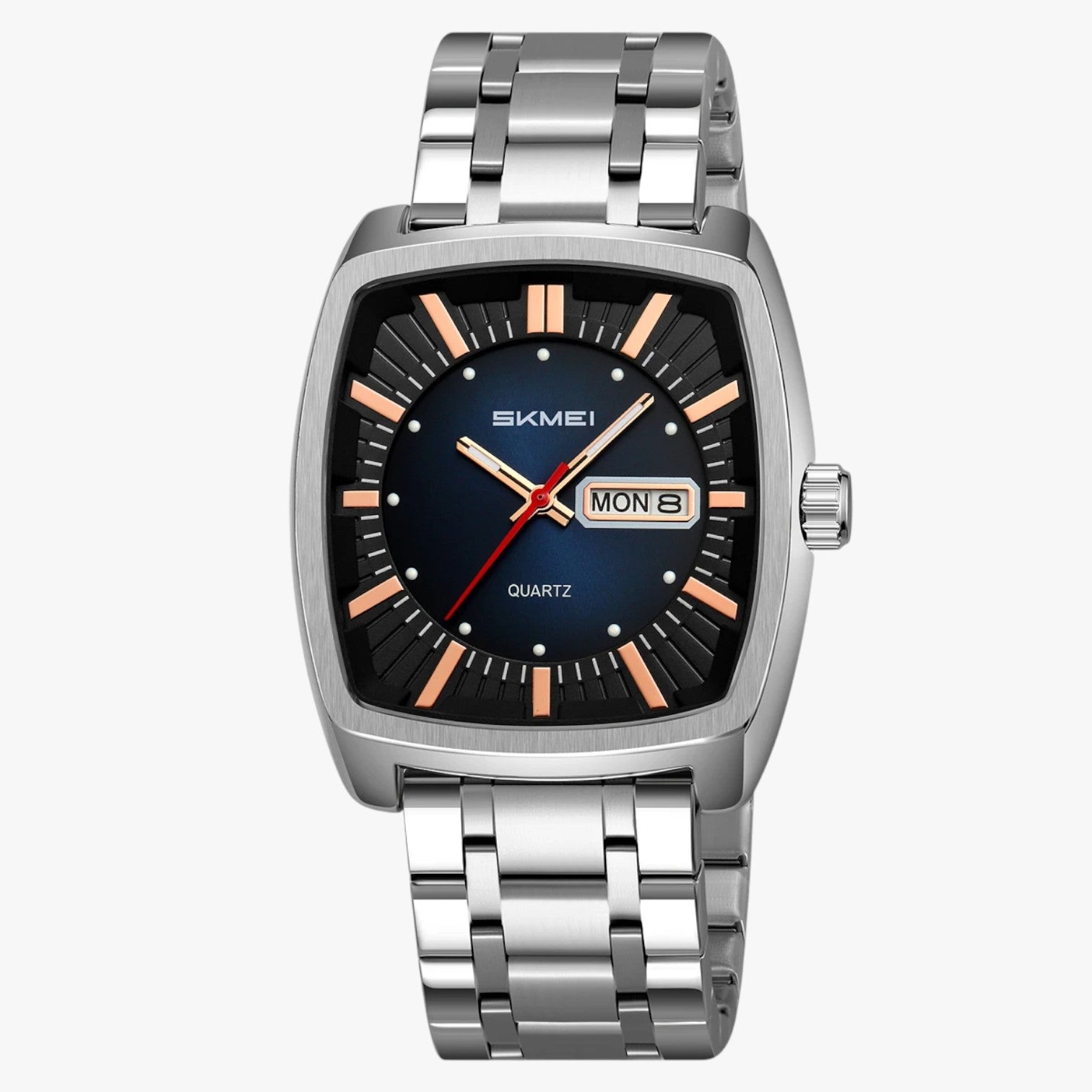 Alfred | Orologio da uomo impermeabile con data e quadrante luminoso - orologio al quarzo Blu - watch watch for men WATCHES FOR MEN wistwatches - Concept Palermo