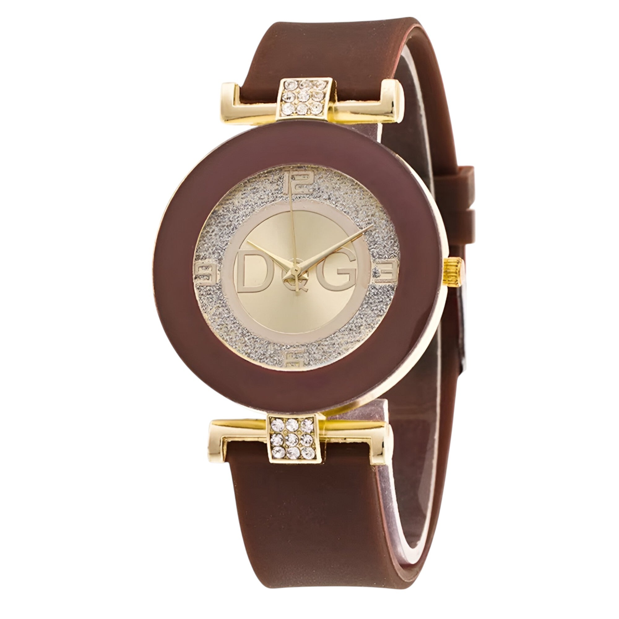 Mira | Orologio da donna minimalista al quarzo con cinturino in silicone - marrone - female watch watch for women - Concept Palermo