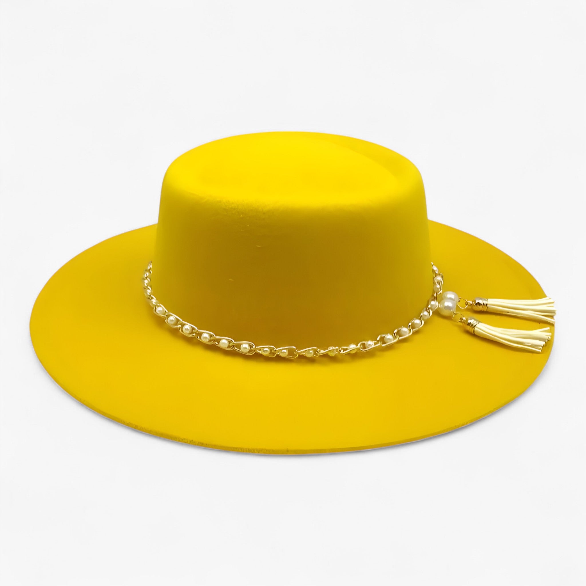Jannela | Cappello Fedora in Lana con Perle - 12 - - Concept Palermo