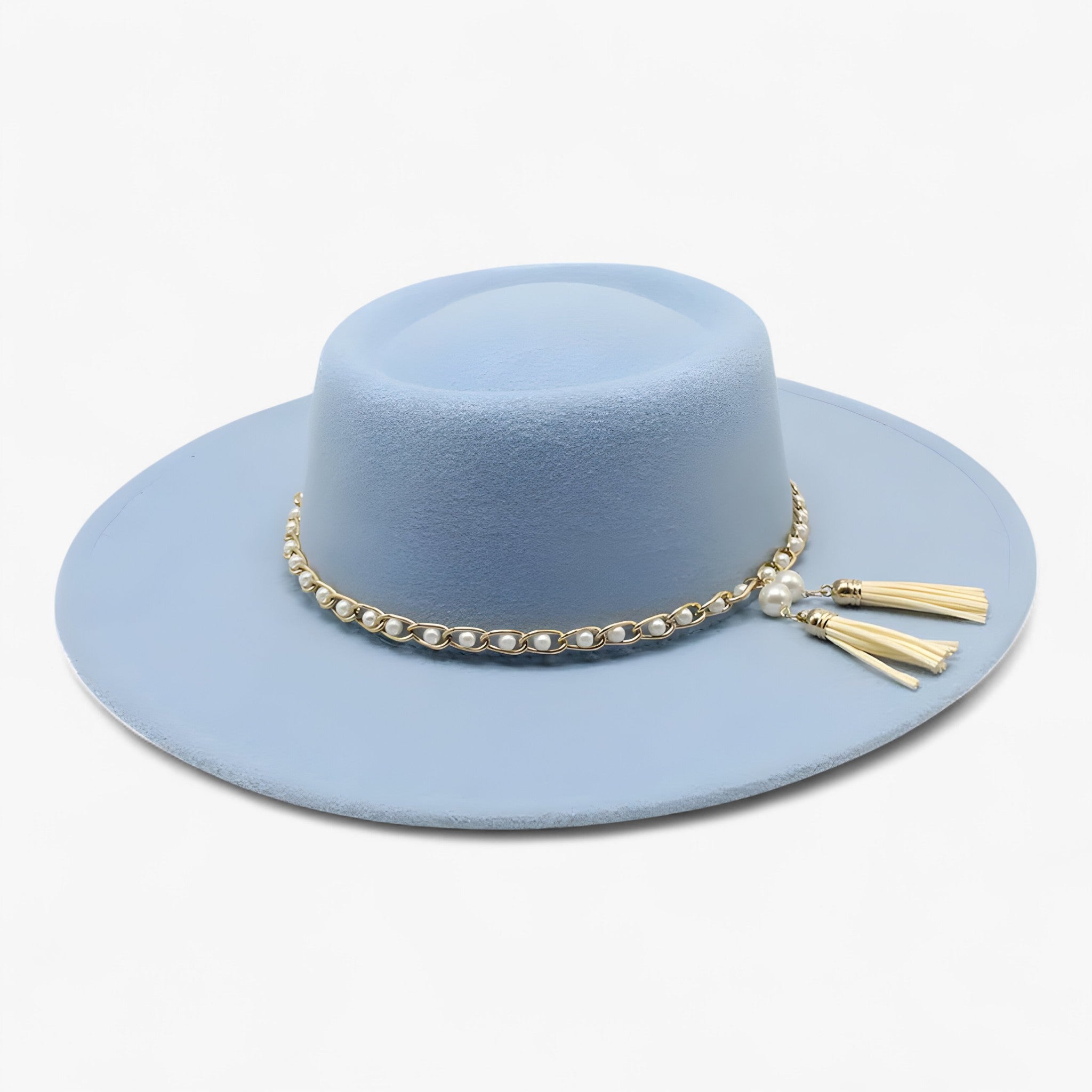 Jannela | Cappello Fedora in Lana con Perle - 09 - - Concept Palermo