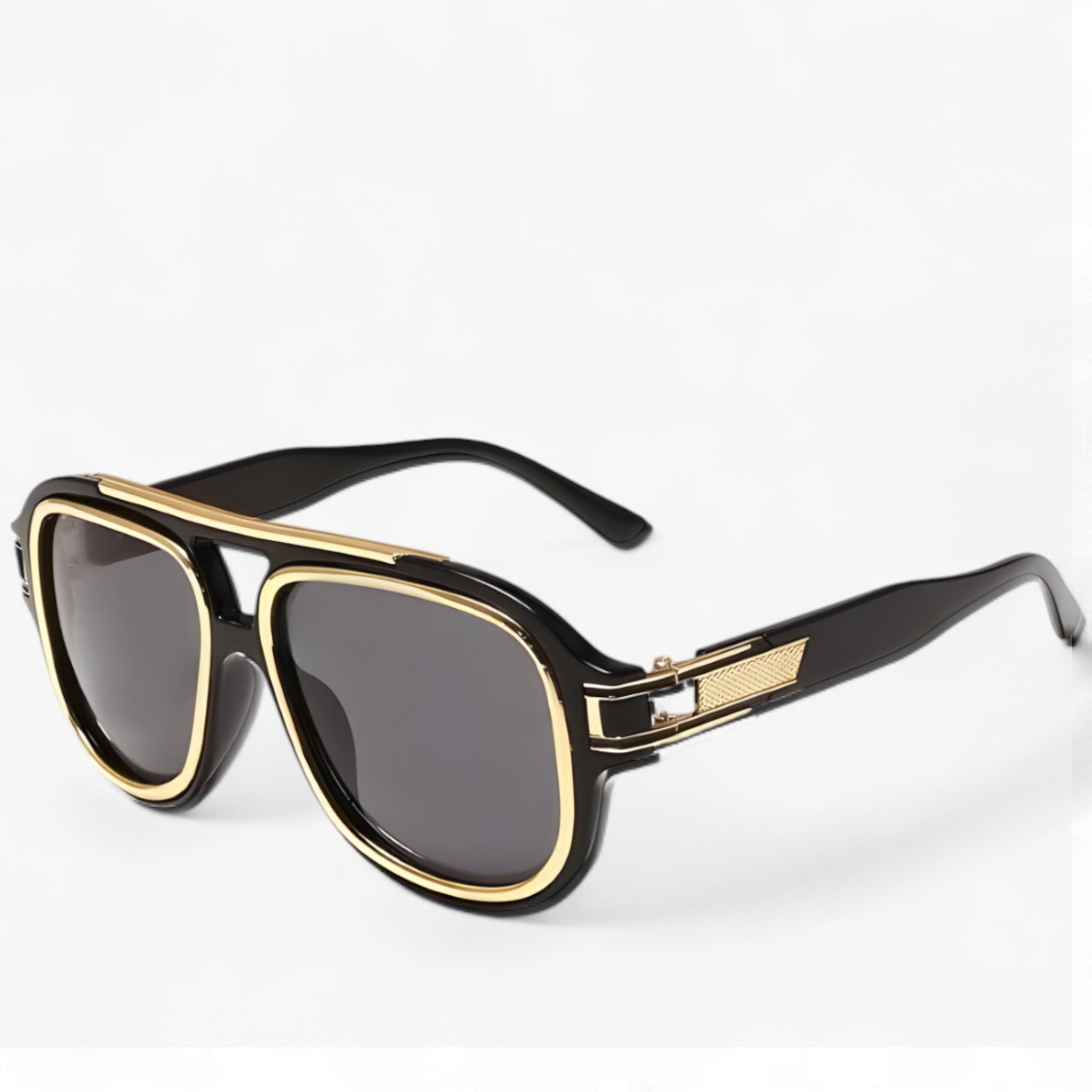 Rafael | Occhiali da sole vintage glamour anti-irritazione - Nero nero - Fashion Sunglasses men sunglasses polarized mens sunglasses Polarized man sunglasses Sunglasses sunglasses polarized men - Concept Palermo