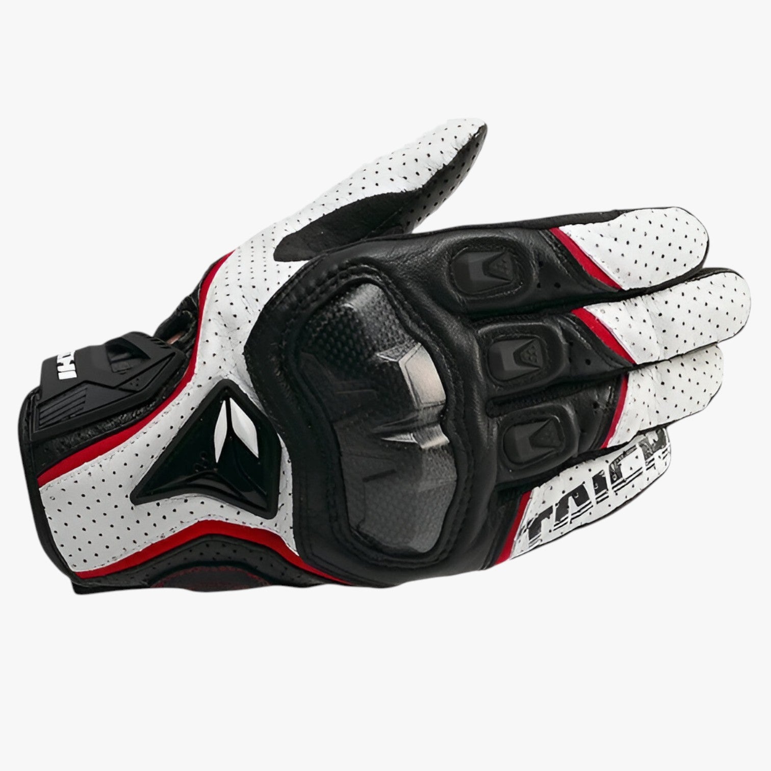 Jairo | controllo touch screen – perfetto per ogni viaggio in primavera e autunno - 391 Bianco Rosso - gloves mens accessory - Concept Palermo