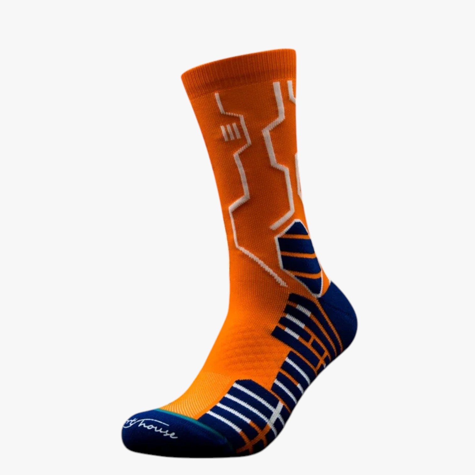 Dawson | Calze sportive a compressione: supporto, aderenza e comfort - Arancia - Hiking Socks socks - Concept Palermo