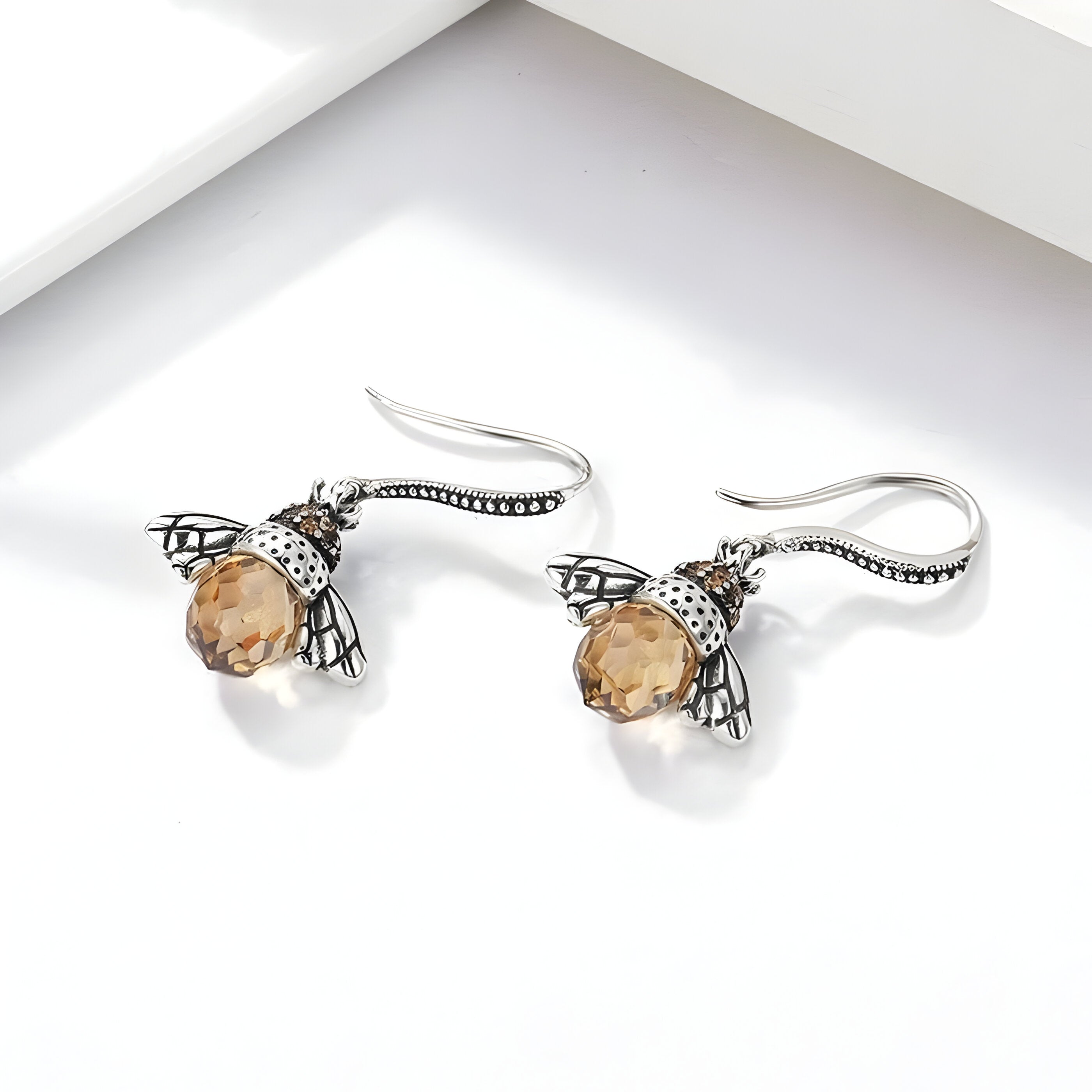 Orecchini a goccia di cristallo bee - - Earrings Earrings for Women Girls Jewelry New Fashion Earrings womens earring - Concept Palermo