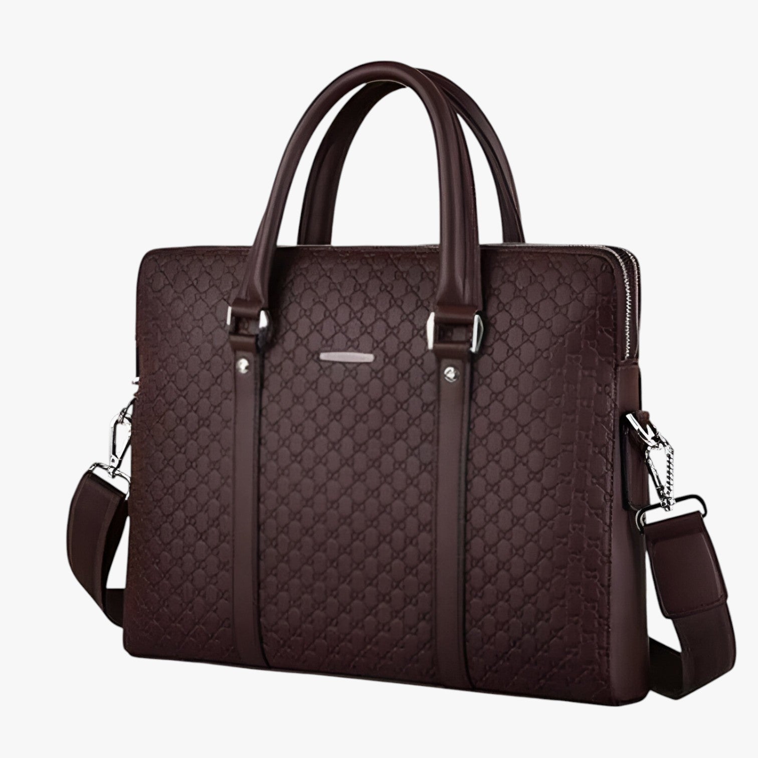 Borsa per Laptop Nolan Leren per Uomini - Alta Qualità, Spaziosa e Versatile - marrone - bag Leather Bag mens bag - Concept Palermo