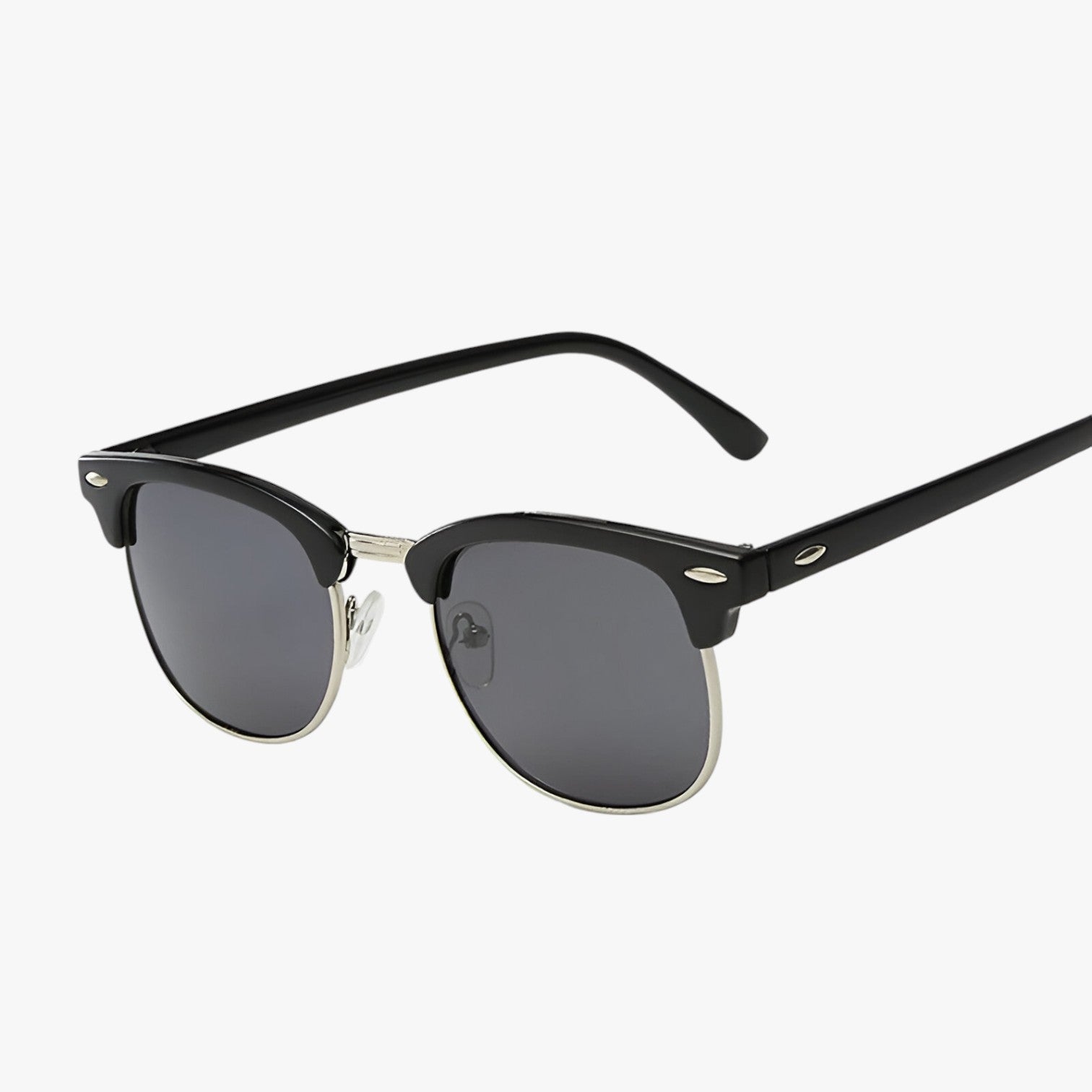 Jess | Occhiali da sole retro polarizzati – Stile e visione nitida - Argento Grigio Polarizzato - men sunglasses polarized mens sunglasses Sunglasses - Concept Palermo