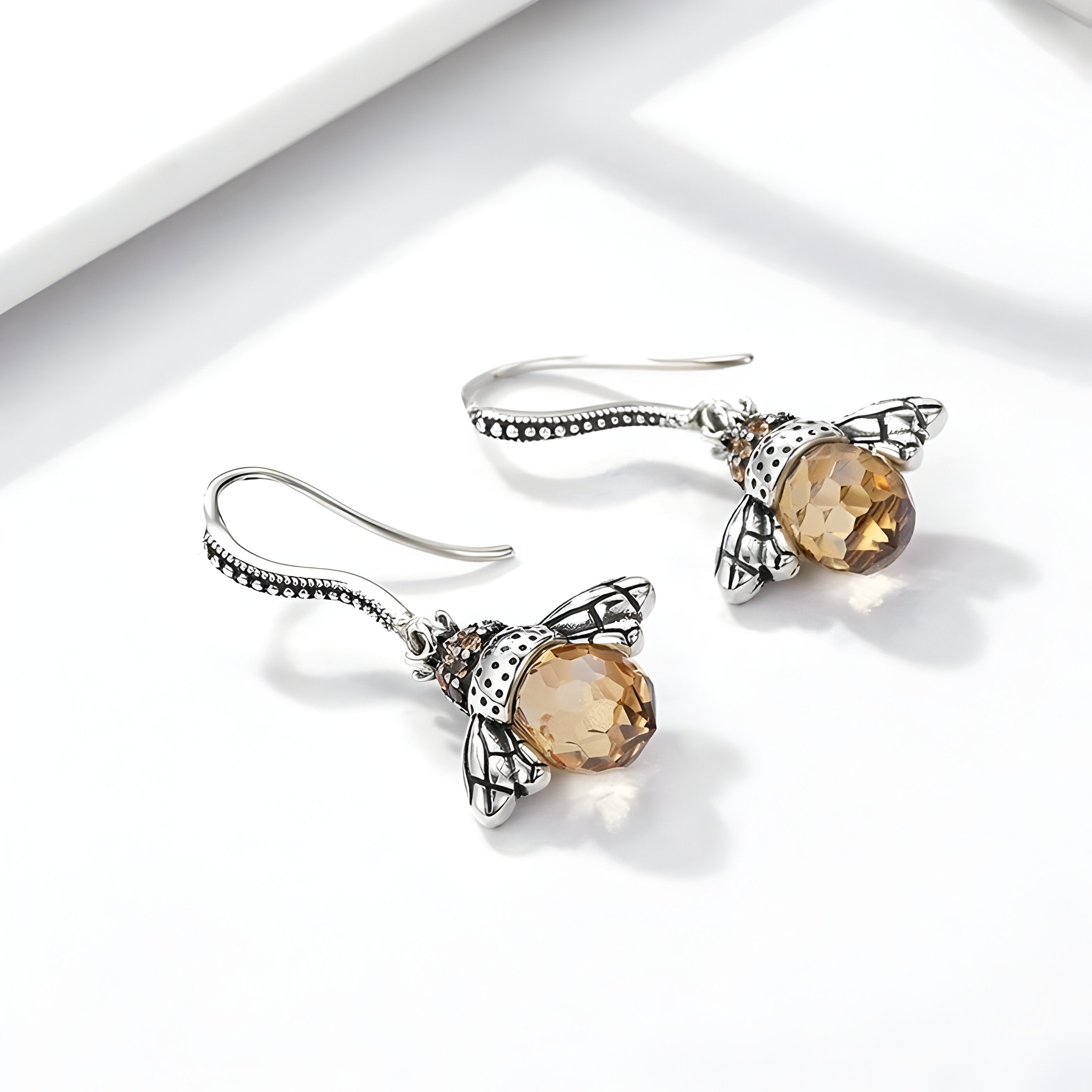 Orecchini a goccia di cristallo bee - - Earrings Earrings for Women Girls Jewelry New Fashion Earrings womens earring - Concept Palermo