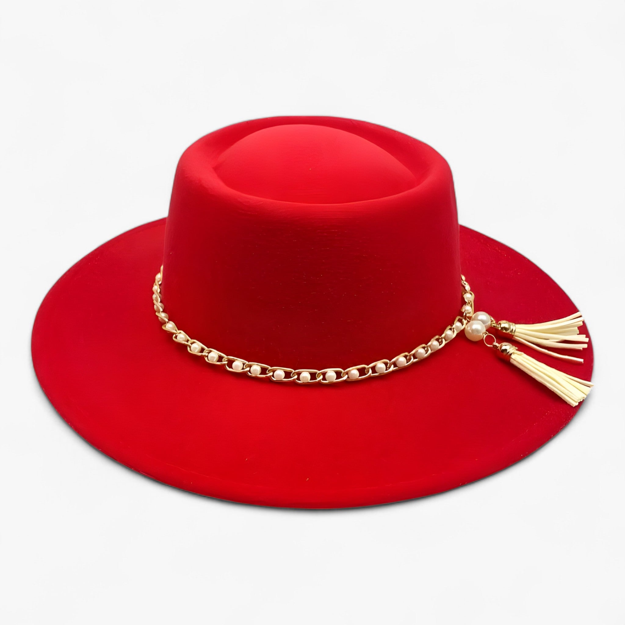 Jannela | Cappello Fedora in Lana con Perle - 13 - - Concept Palermo