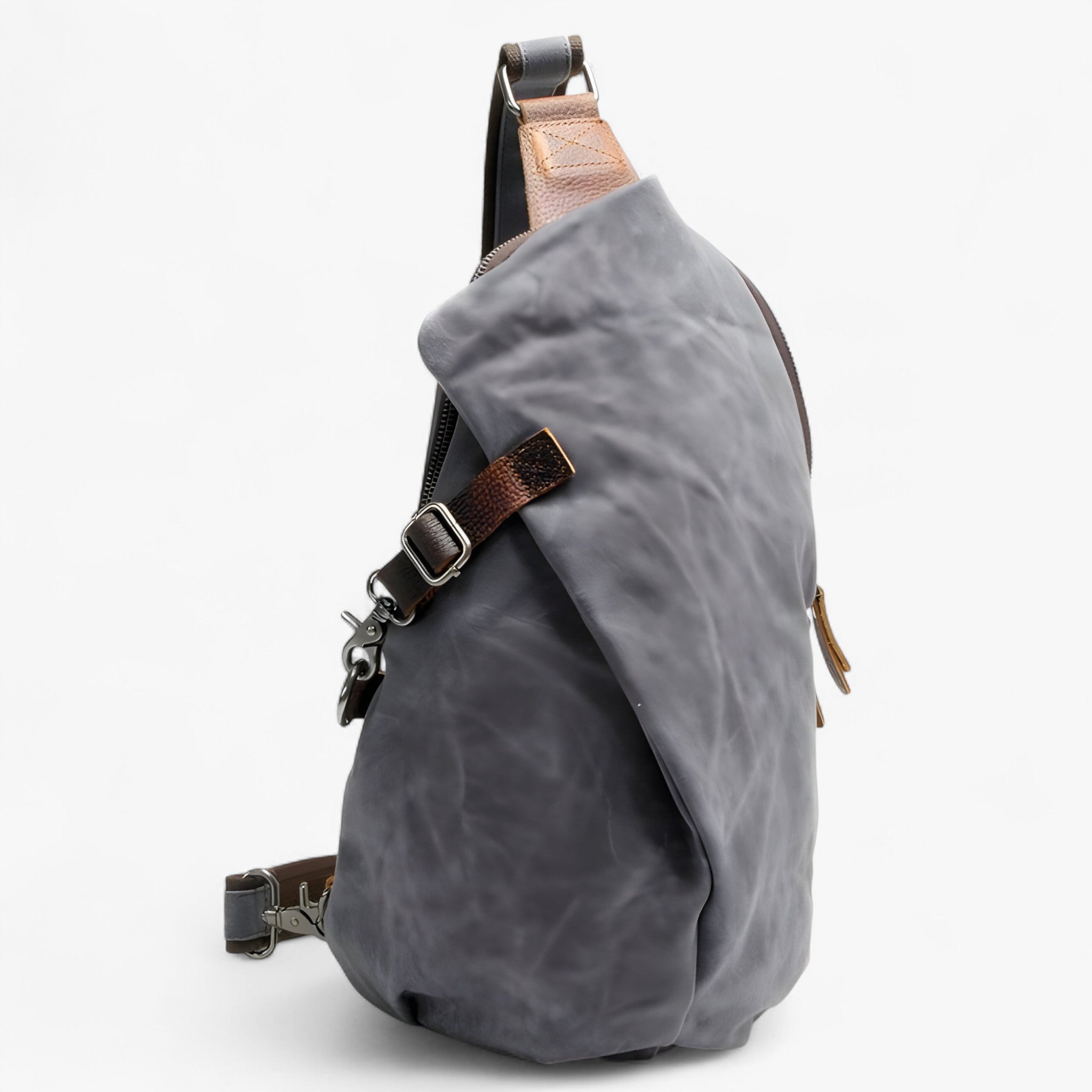 Liam | Borsa a tracolla in tela per l'uso quotidiano - Grigio - Bags Crossbody Bags men's bag Shoulder & Crossbody Bags - Concept Palermo