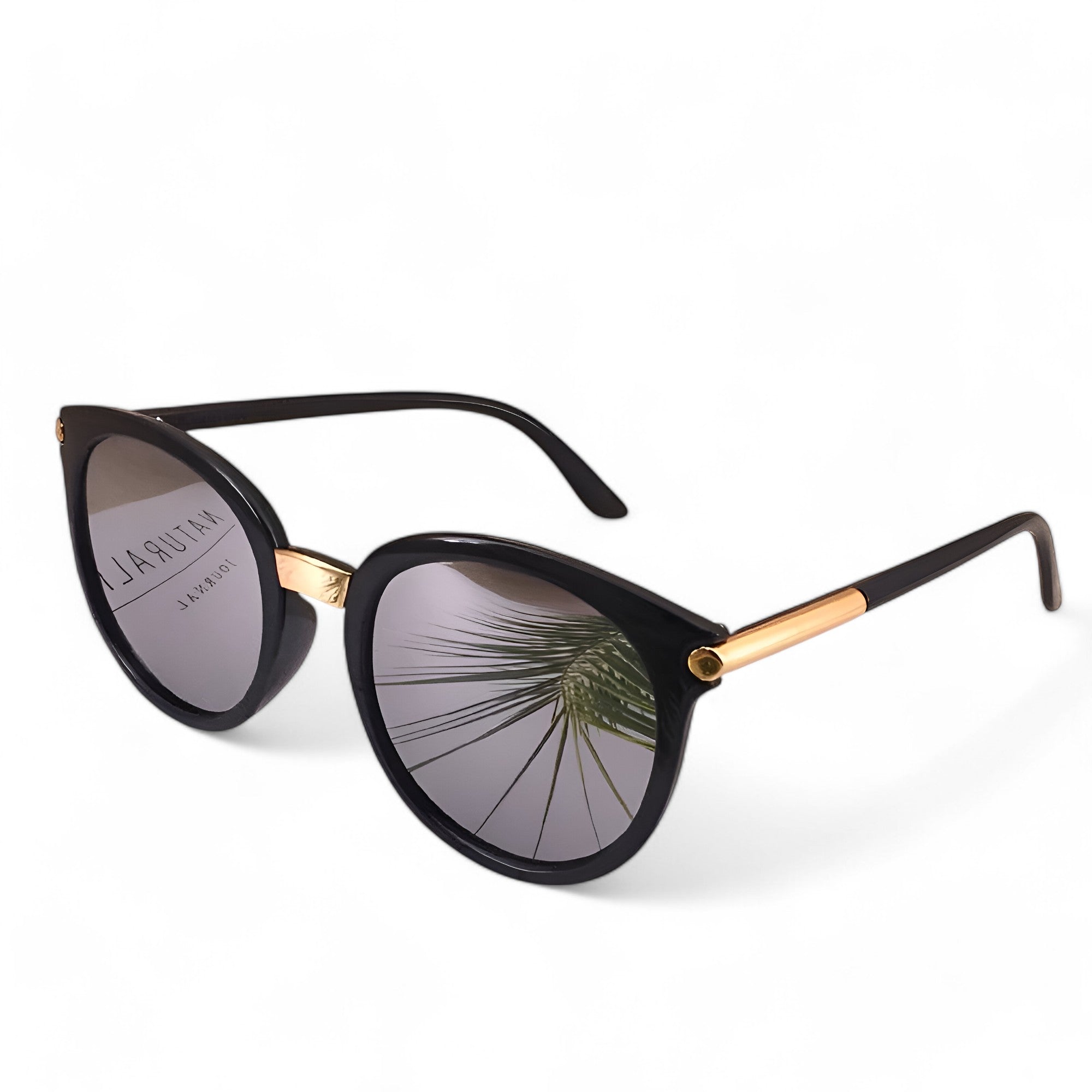 Ianna | Occhiali da sole vintage in pelle UV400 - Stile e Protezione - Argento - sun glasses WOMEN womens fashion - Concept Palermo