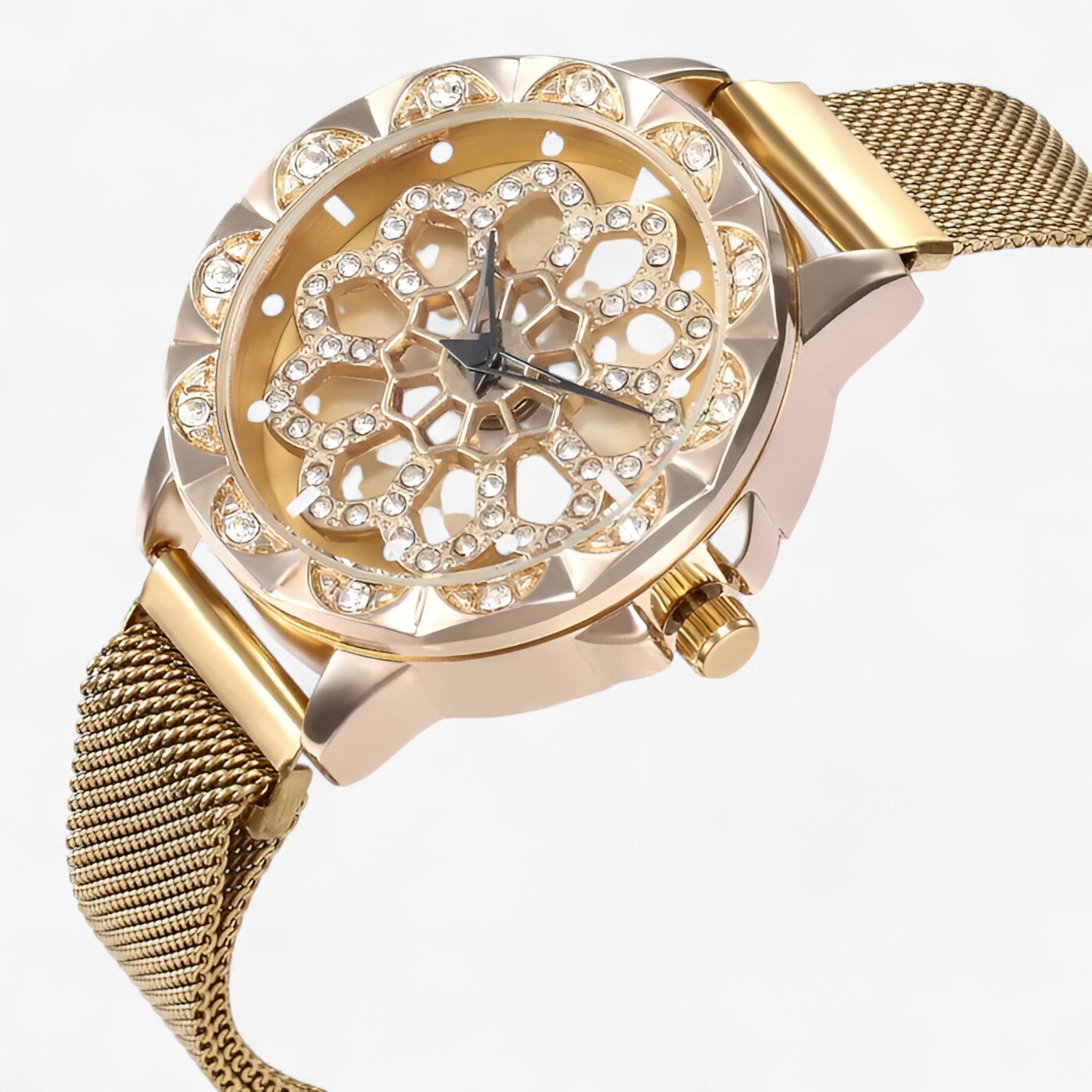 Lila | Orologio da donna con fibbia magnetica floreale - - female watch watch for women - Concept Palermo