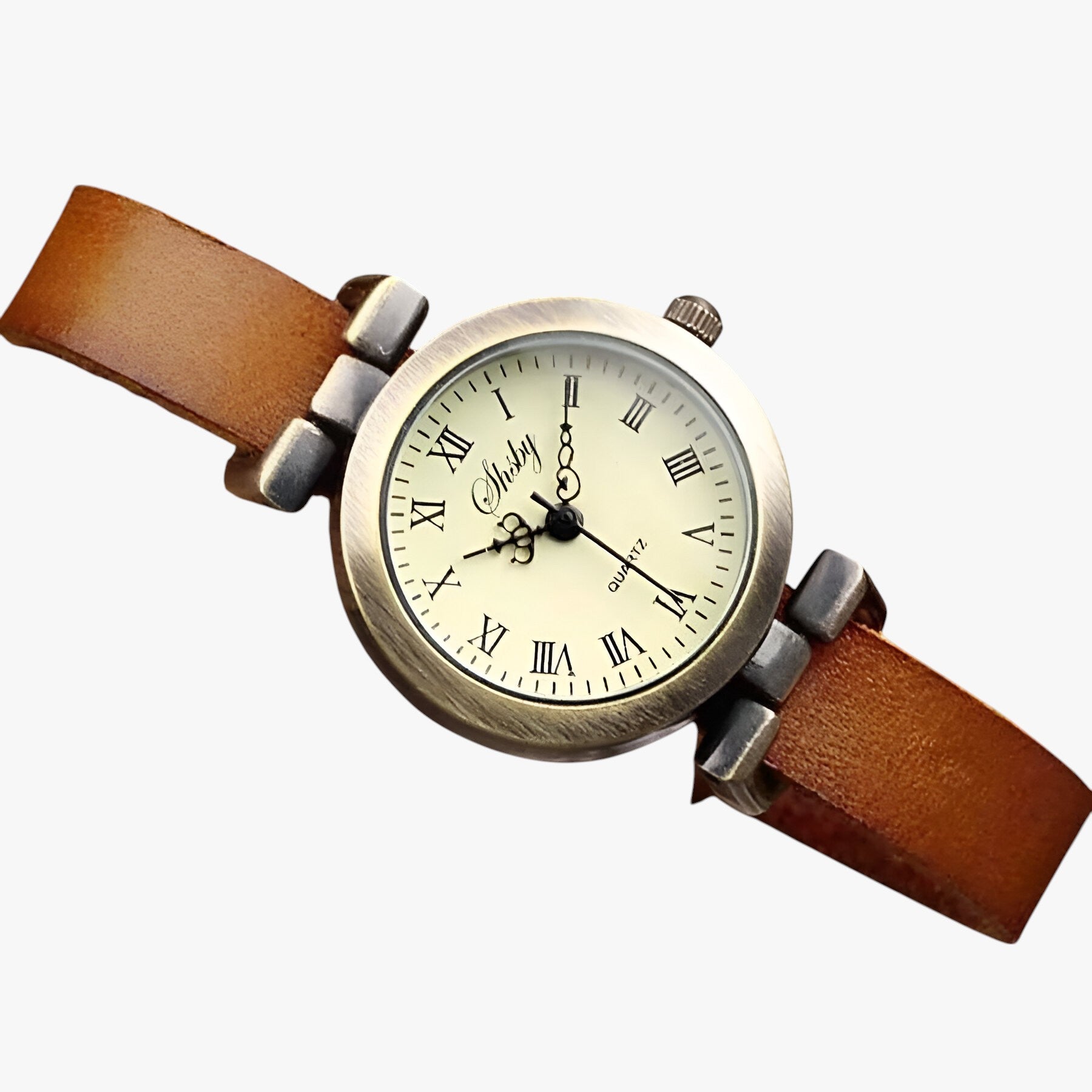 Kimber | Orologio Donna Shsby Eleganza Vintage in Pelle per Sera - khaki - female watch watch watch for women watches - Concept Palermo