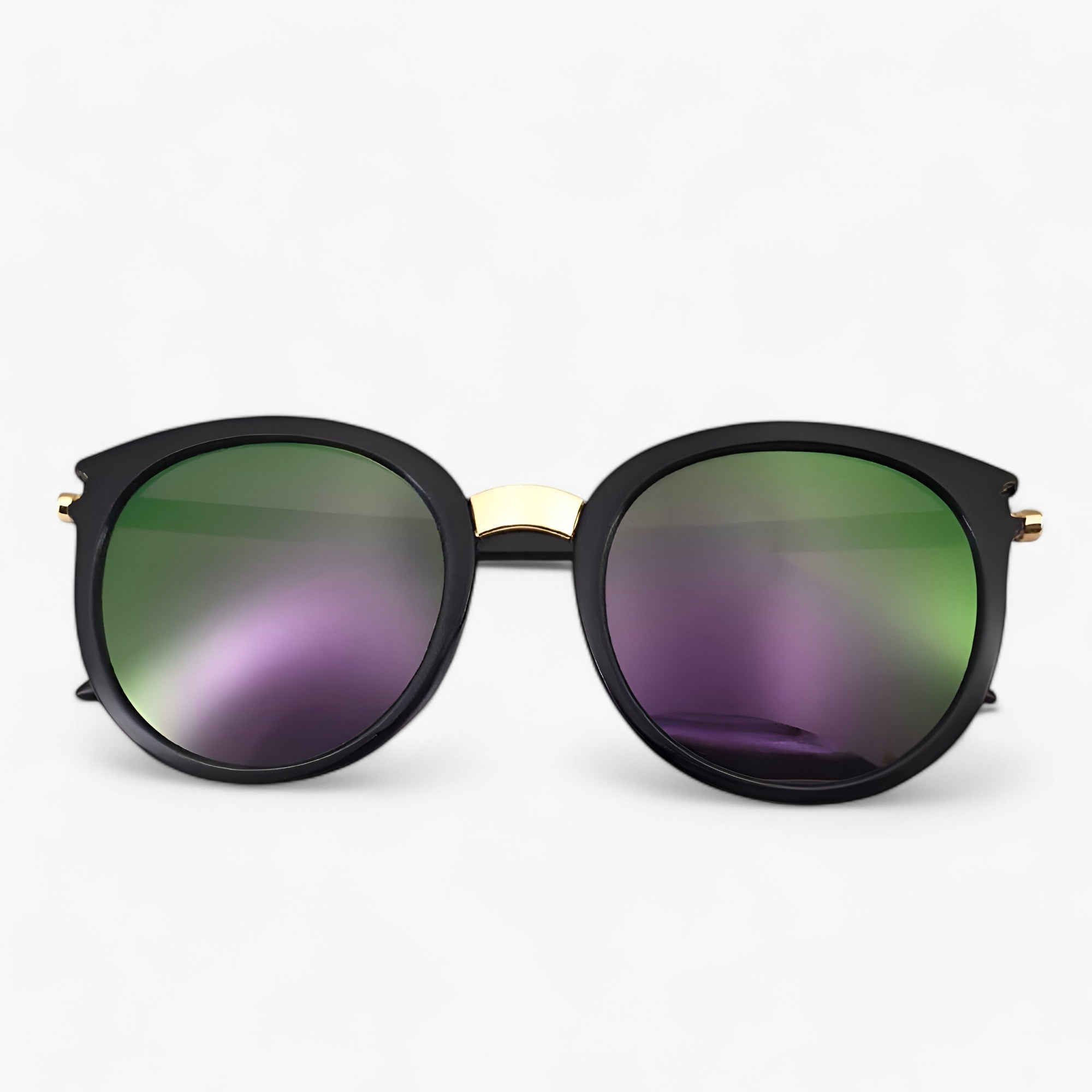 Ianna | Occhiali da sole vintage in pelle UV400 - Stile e Protezione - Viola - sun glasses WOMEN womens fashion - Concept Palermo