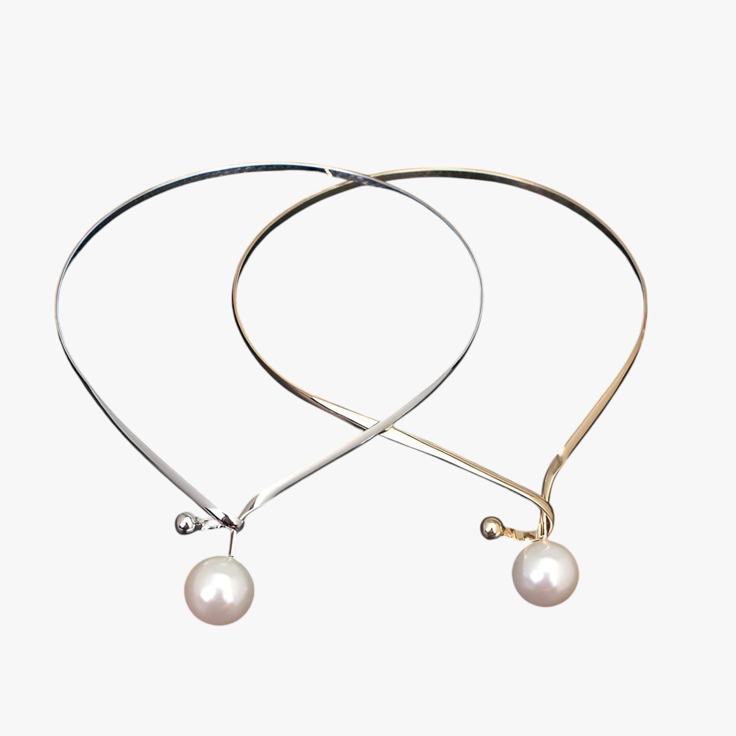 Carmen | Elegante choker con pendente a forma di perla per un look raffinato - - elegant womens necklaces Fashion Necklaces Necklace Necklaces for Women - Concept Palermo