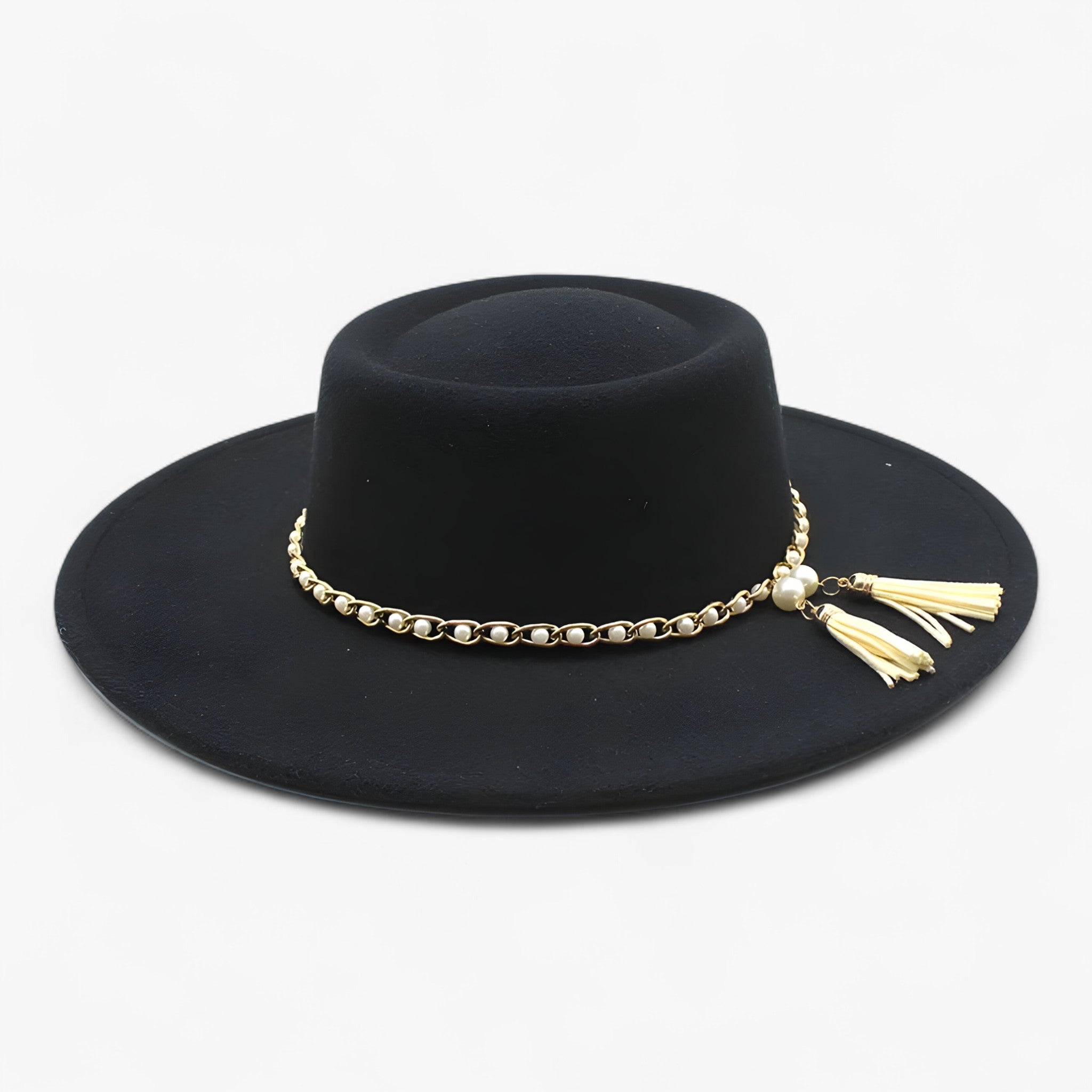 Jannela | Cappello Fedora in Lana con Perle - 06 - - Concept Palermo
